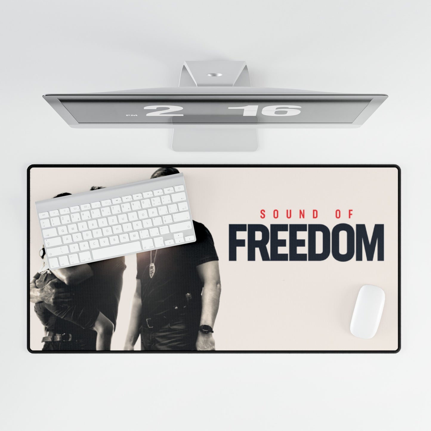 Sound of Freedom Stop Child Trafficking MAGA American Desk Mats Mousepad