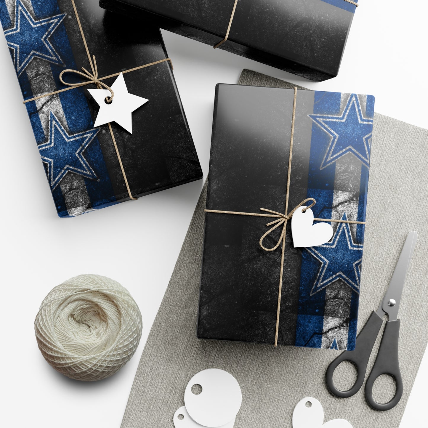 Dallas Cowboys NFL Christmas Holiday Gift Wrapping Papers Glossy matte football