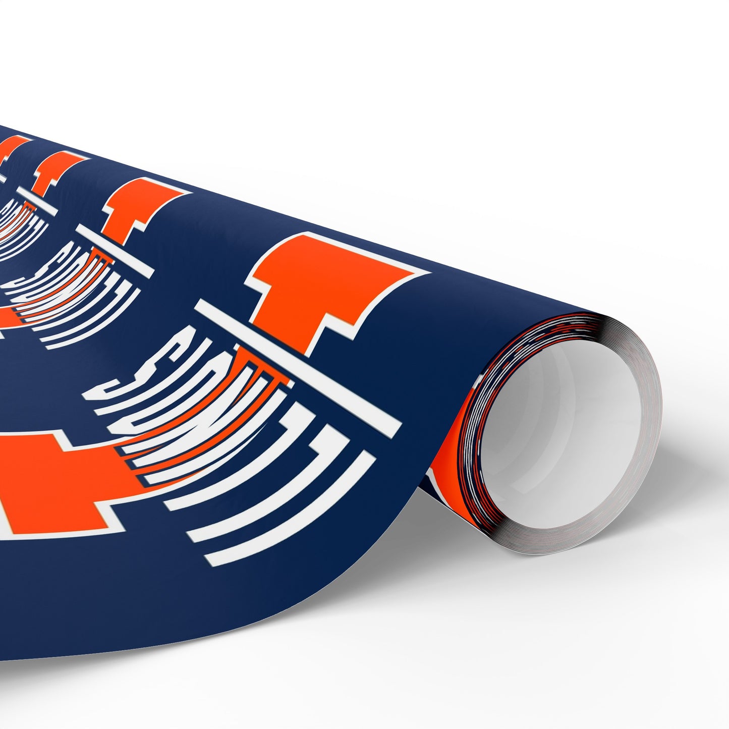 Illinois University NCAA College Graduation Alumni Birthday Gift Wrapping Paper Holiday