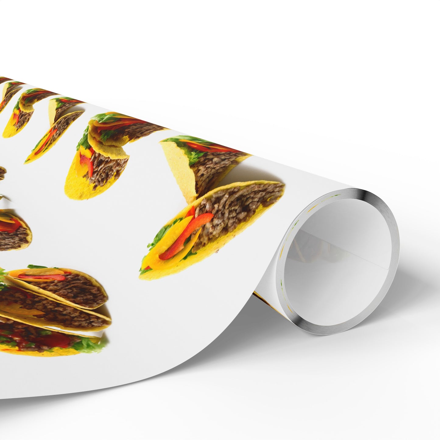 Hard Shell Tacos High Definition Happy Birthday Gift Present Holiday Wrapping Paper