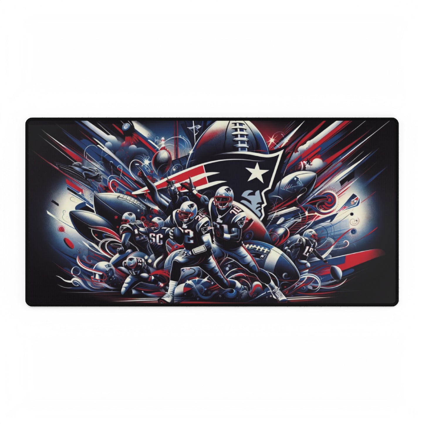 New England Patriots NFL Football High Definition Desk Mat Mousepad