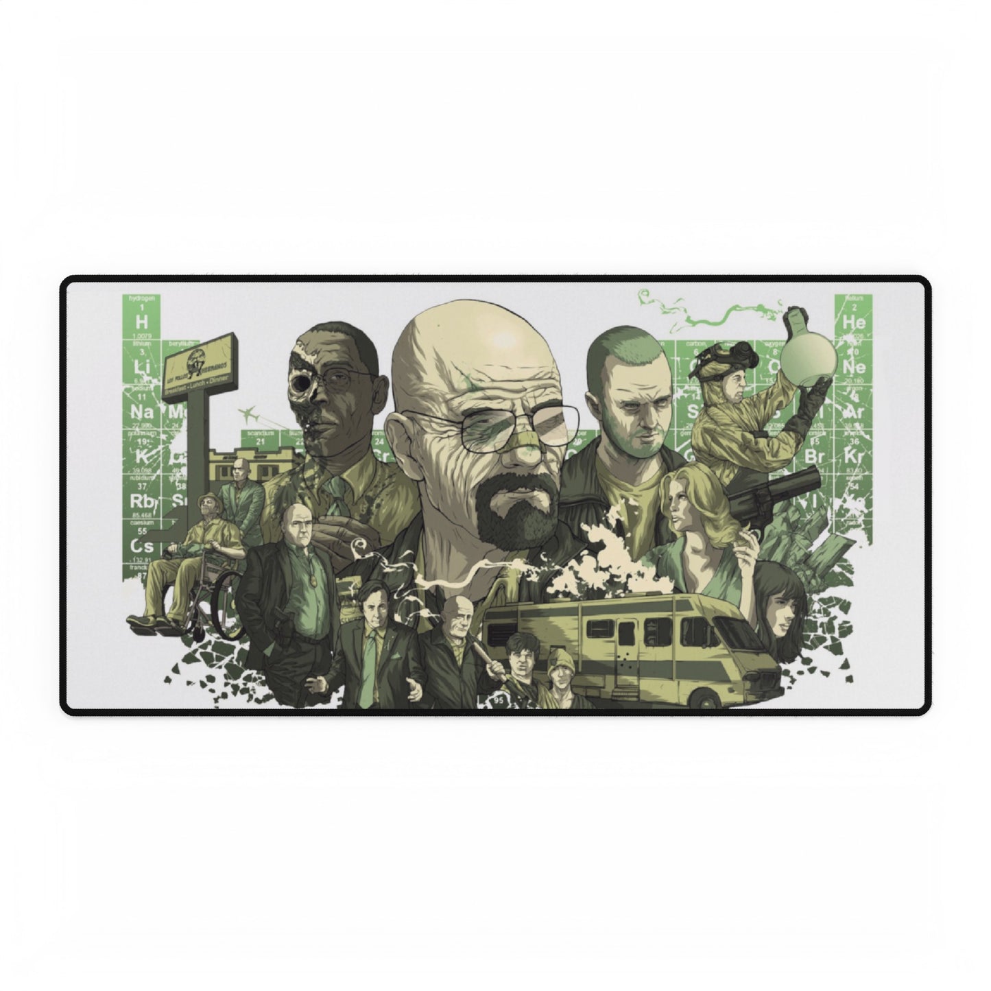 Breaking Bad Heisenberg Walter White High Definition PC PS Video Game Desk Mat Mousepad