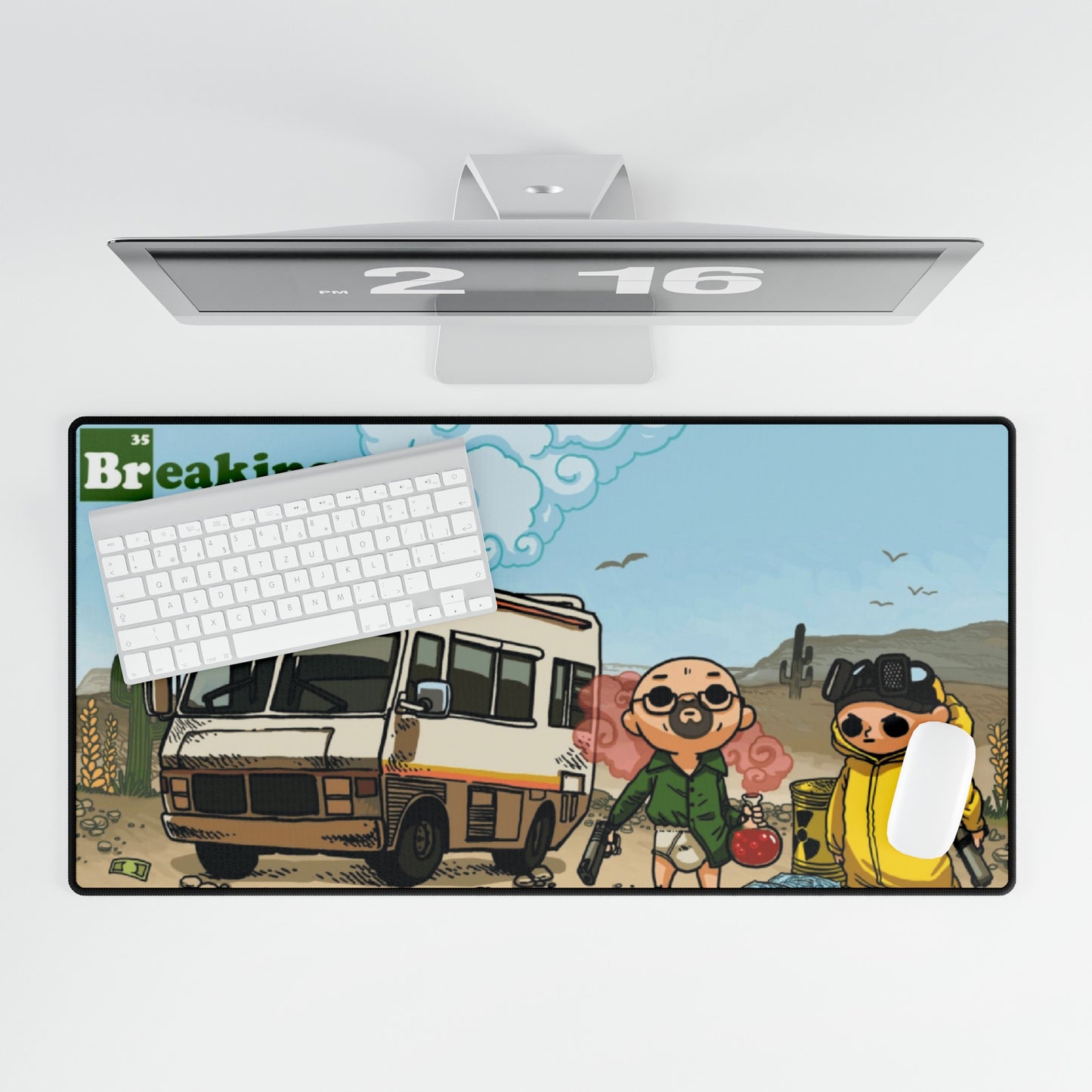 Breaking Bad Heisenberg High Definition PC PS Video Game Desk Mat Mousepad