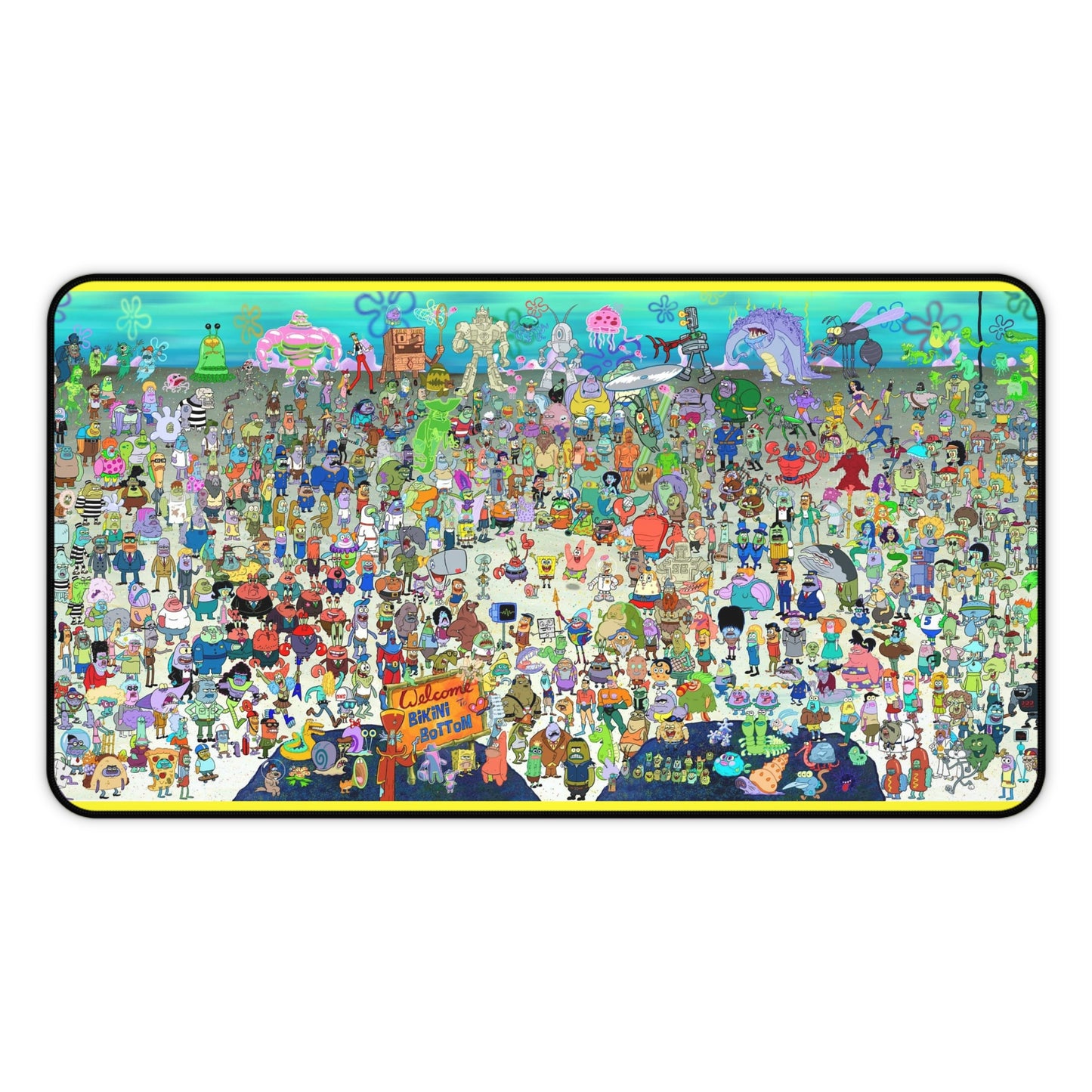 SpongeBob SquarePants All Characters cartoon PC PS Video Game Desk Mat Mousepad