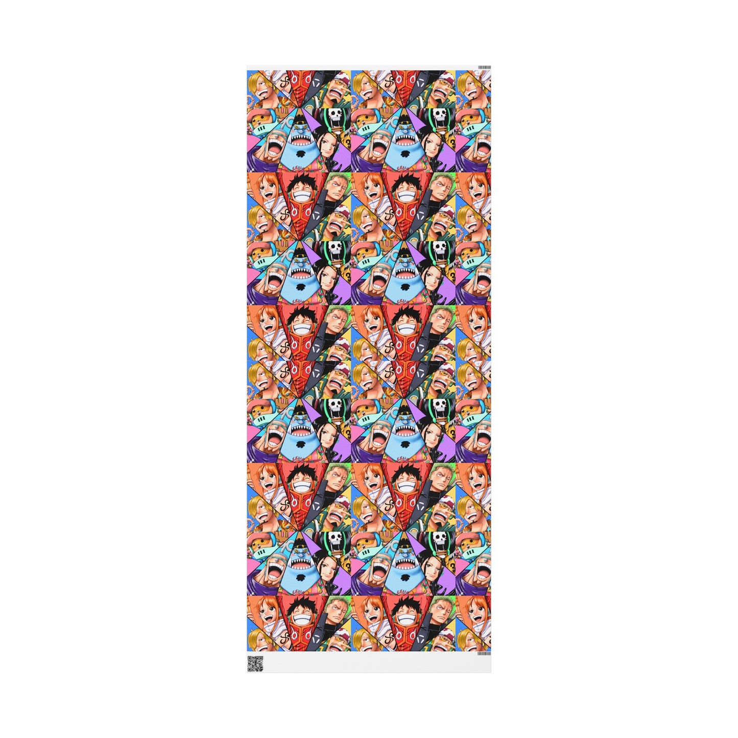 One Piece Anime Cartoon Birthday Gift Wrapping Papers