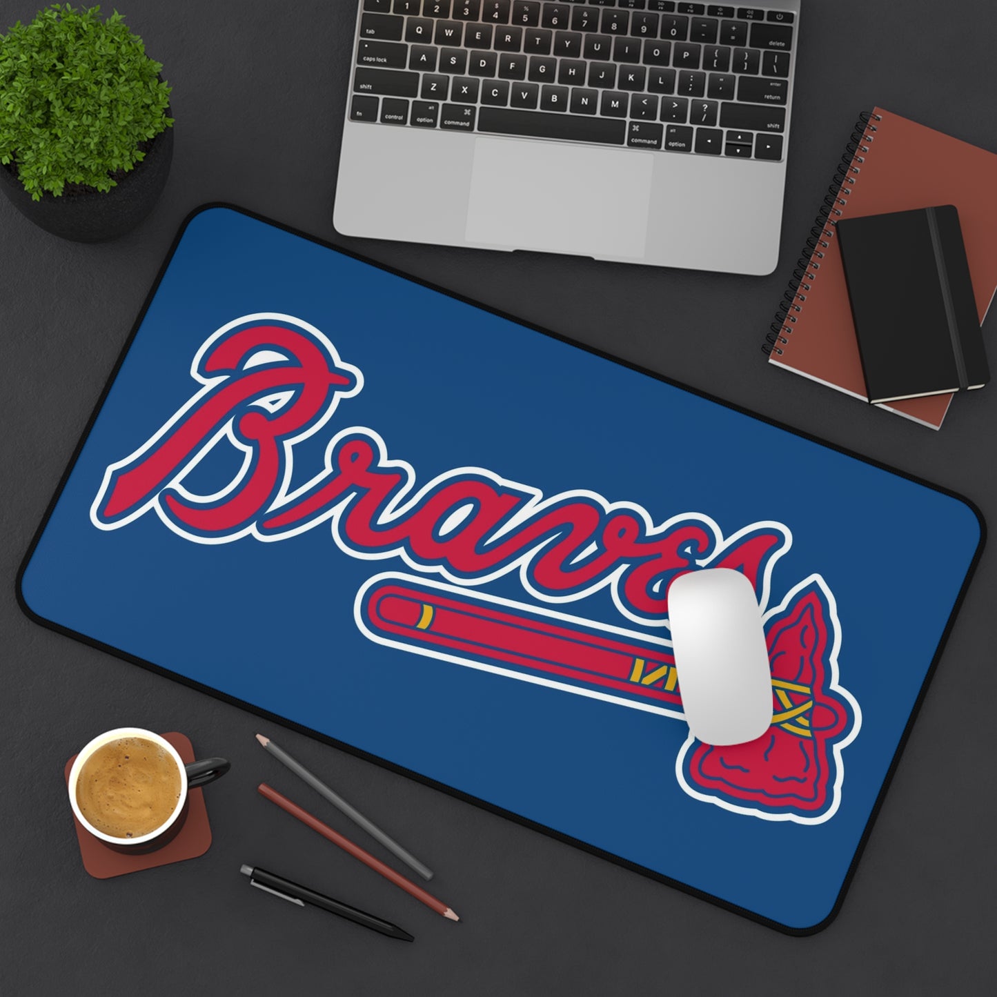 Atlanta Braves MLB Baseball High Definition Desk Mat Mousepad