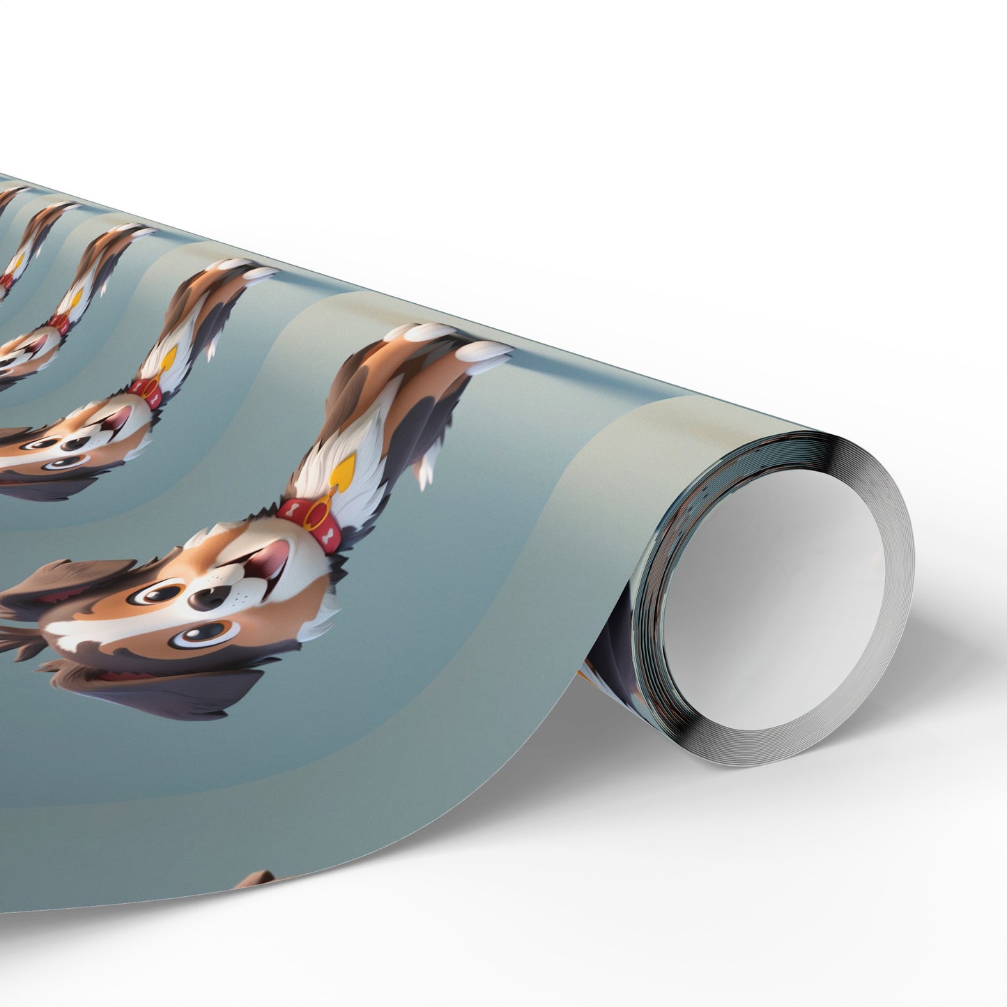 Australian Shepard Gray Birthday Gift Present Holiday Wrapping Paper Dog