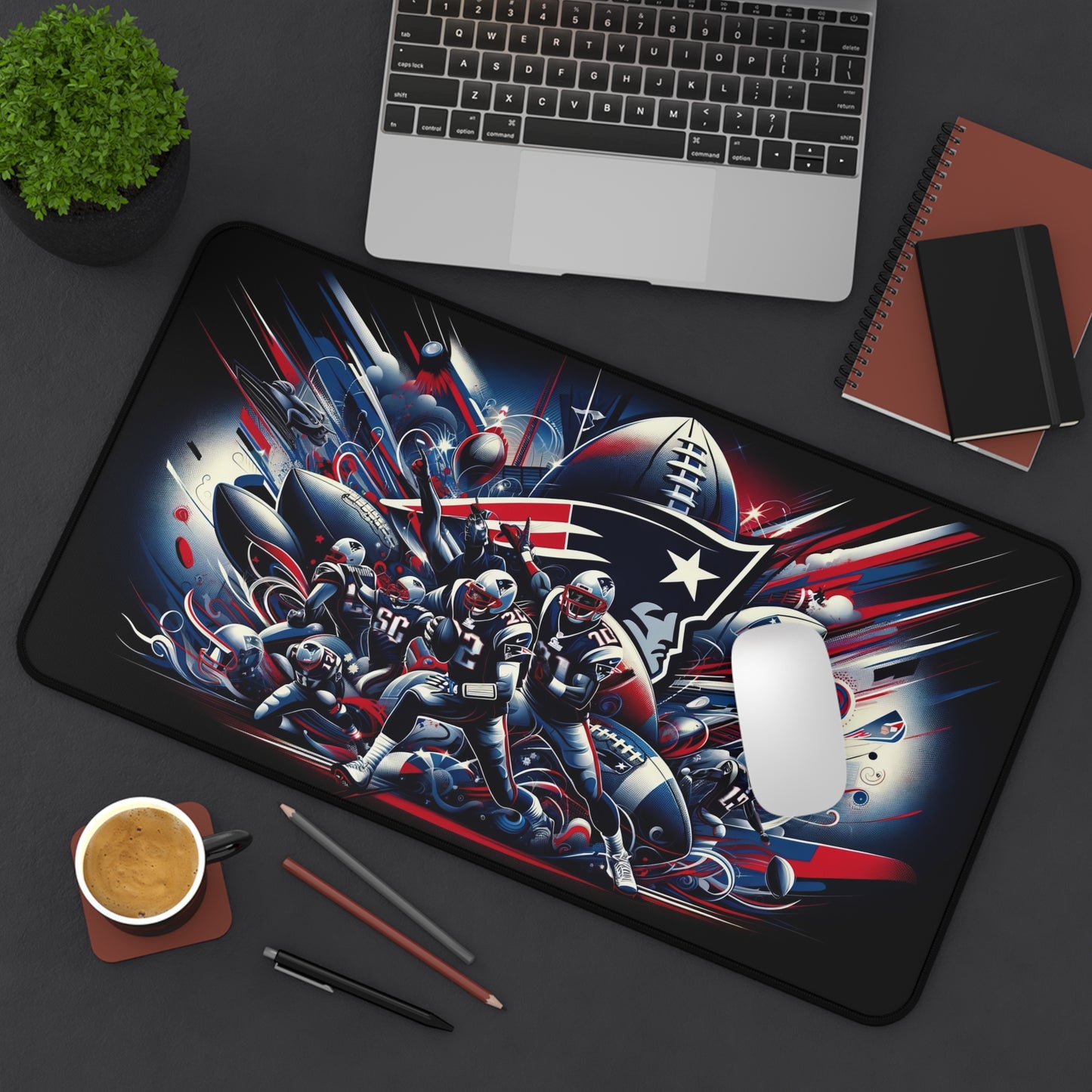 New England Patriots NFL Football High Definition PC Desk Mat Mousepad