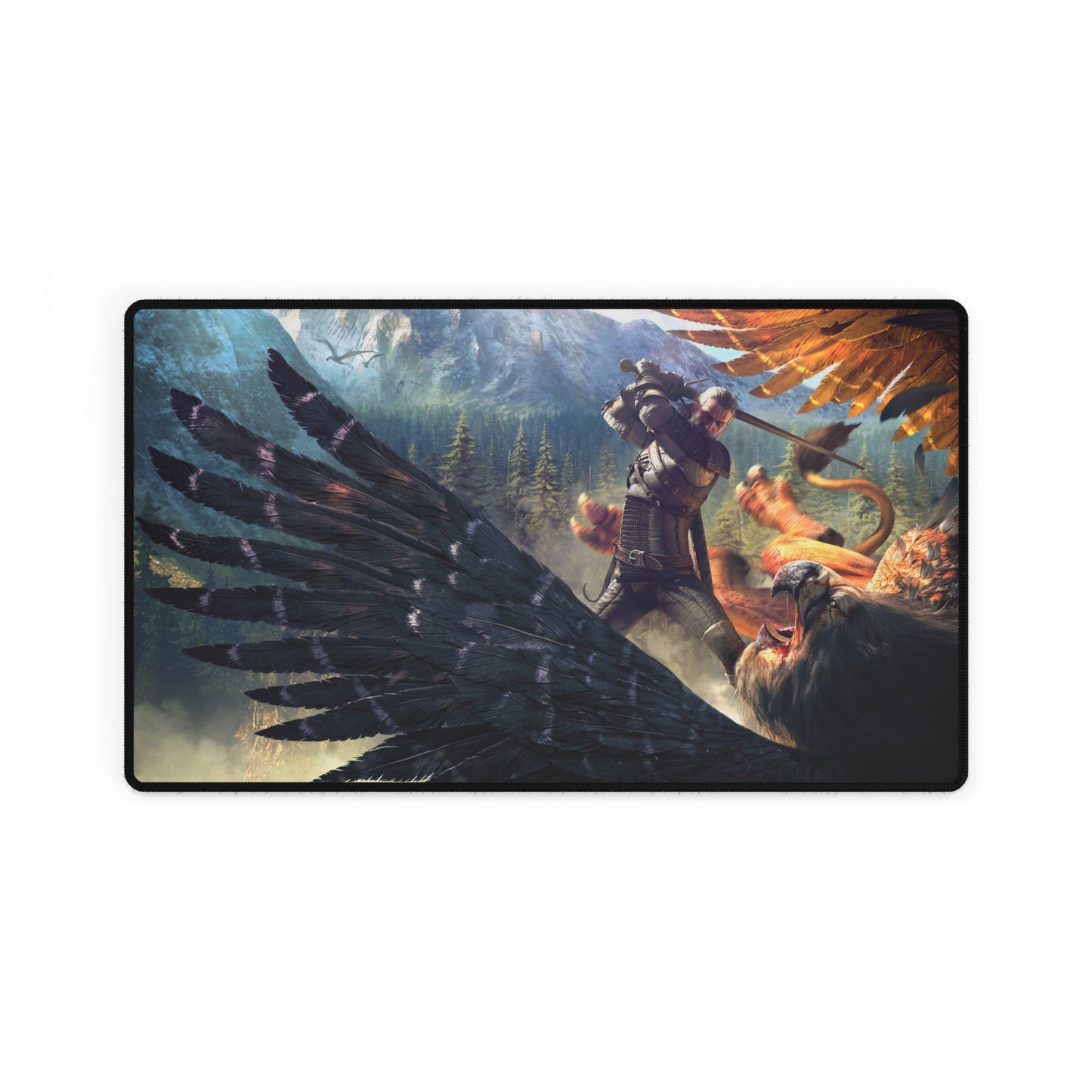 The Witcher 3 III High Definition Online PC PS Video Game Desk Mat Mousepad