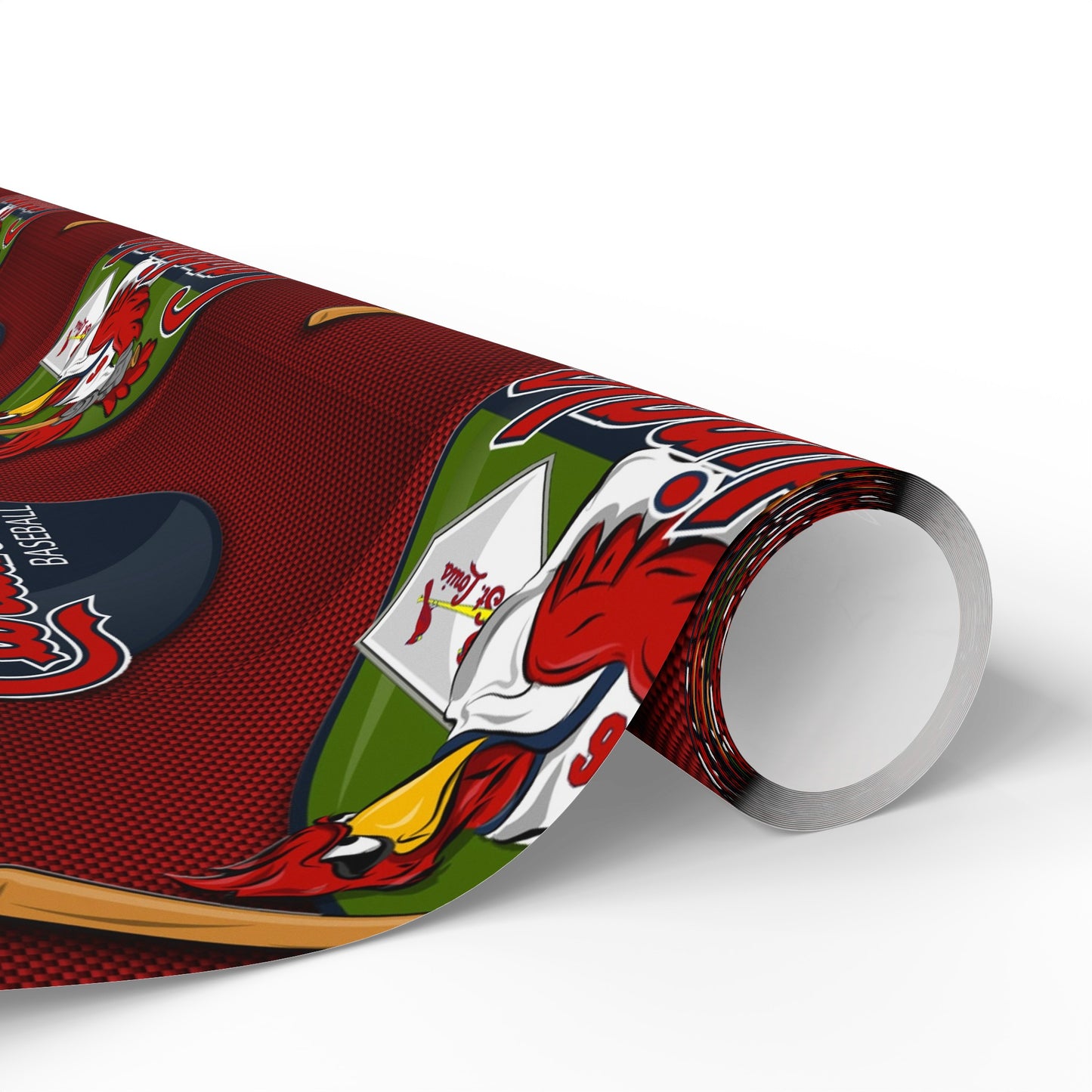 St. Louis Cardinals Red Mascot Baseball MLB Birthday Gift Wrapping Paper Holiday