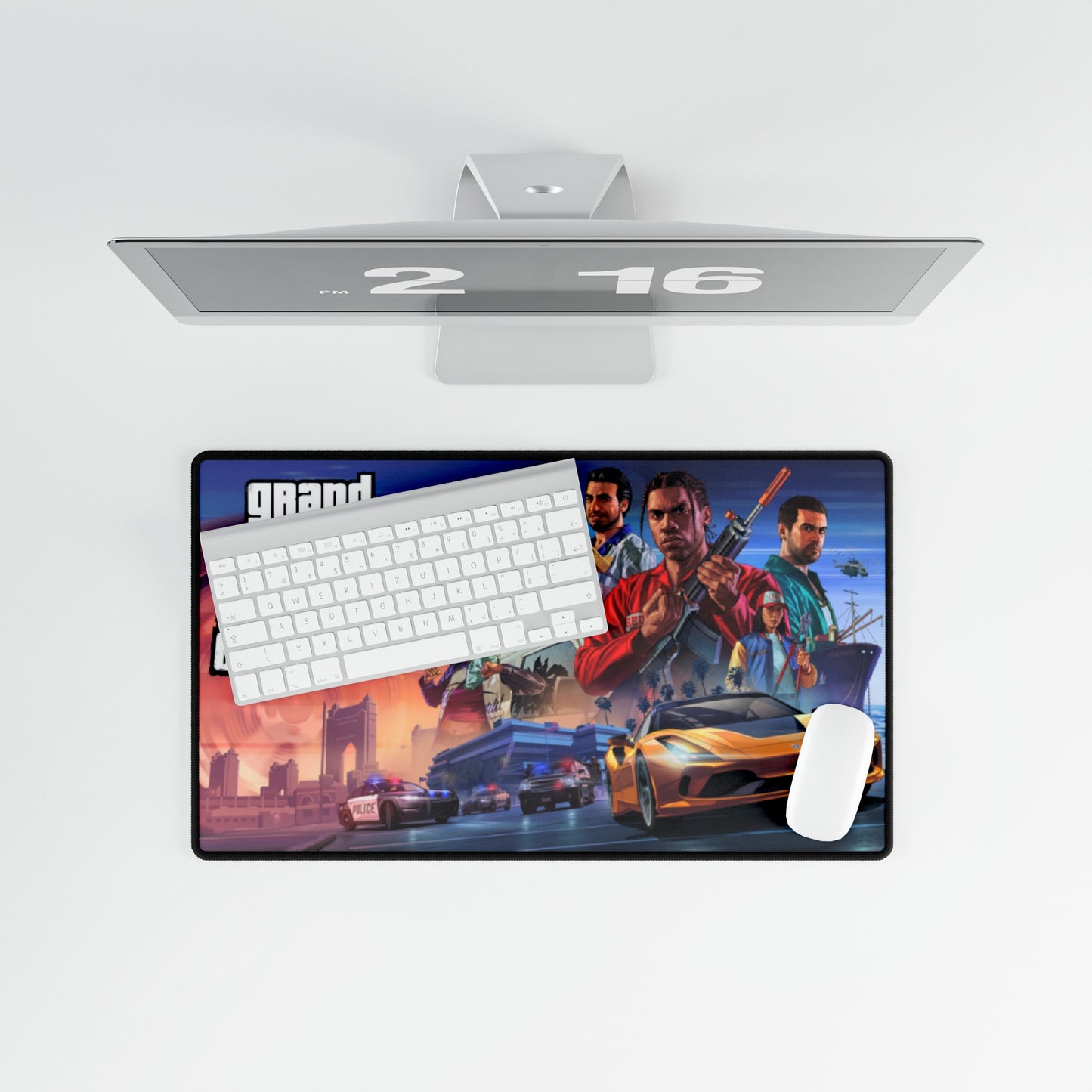 GTA 5 Online Chop Shop High Definition PC PS Video Game Desk Mat