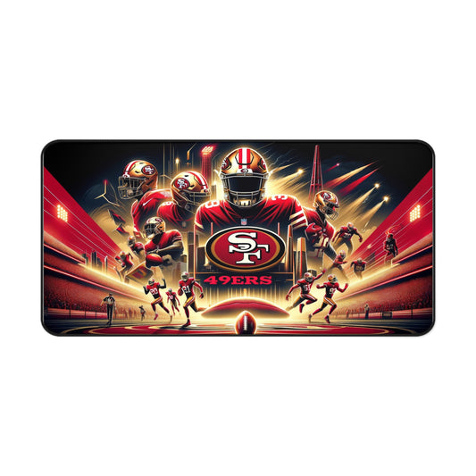 San Francisco 49ers NFL Football High Definition PC Desk Mat Mousepad