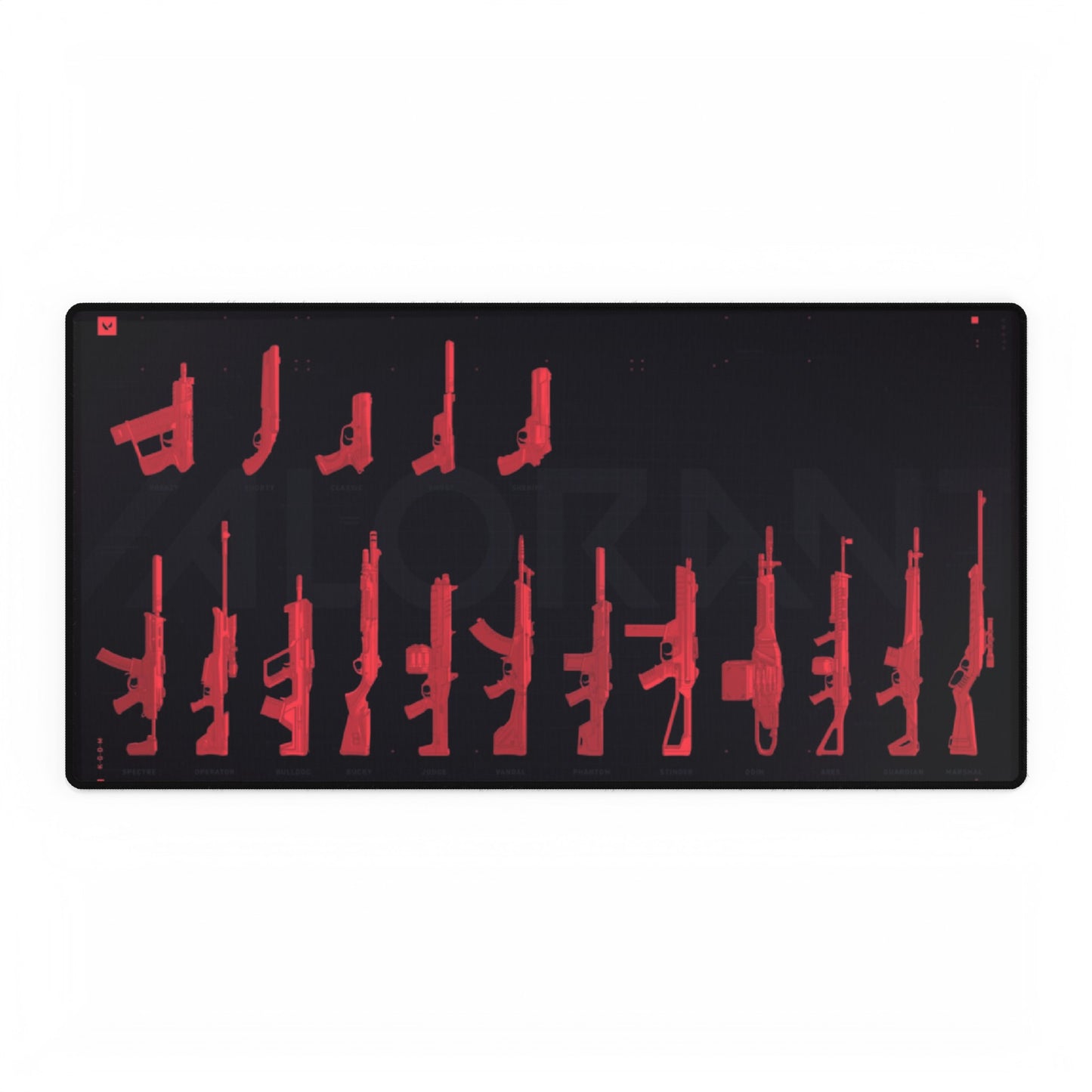 Valorant Weapons Gekko Jett Omen Killjoy High Definition PC PS Video Game Desk Mat