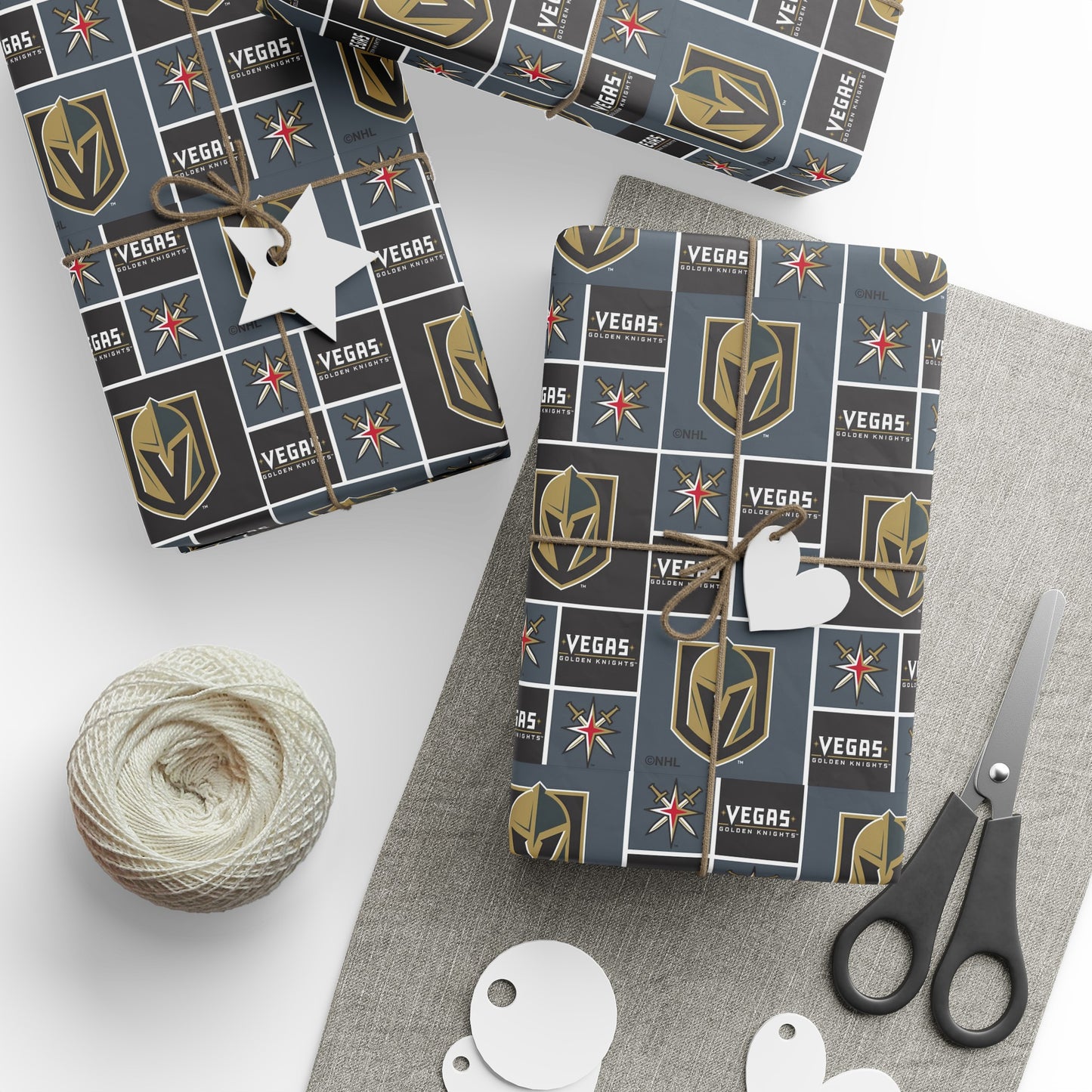 Las Vegas Golden Knights NHL Hockey Birthday Gift Wrapping Papers Holiday