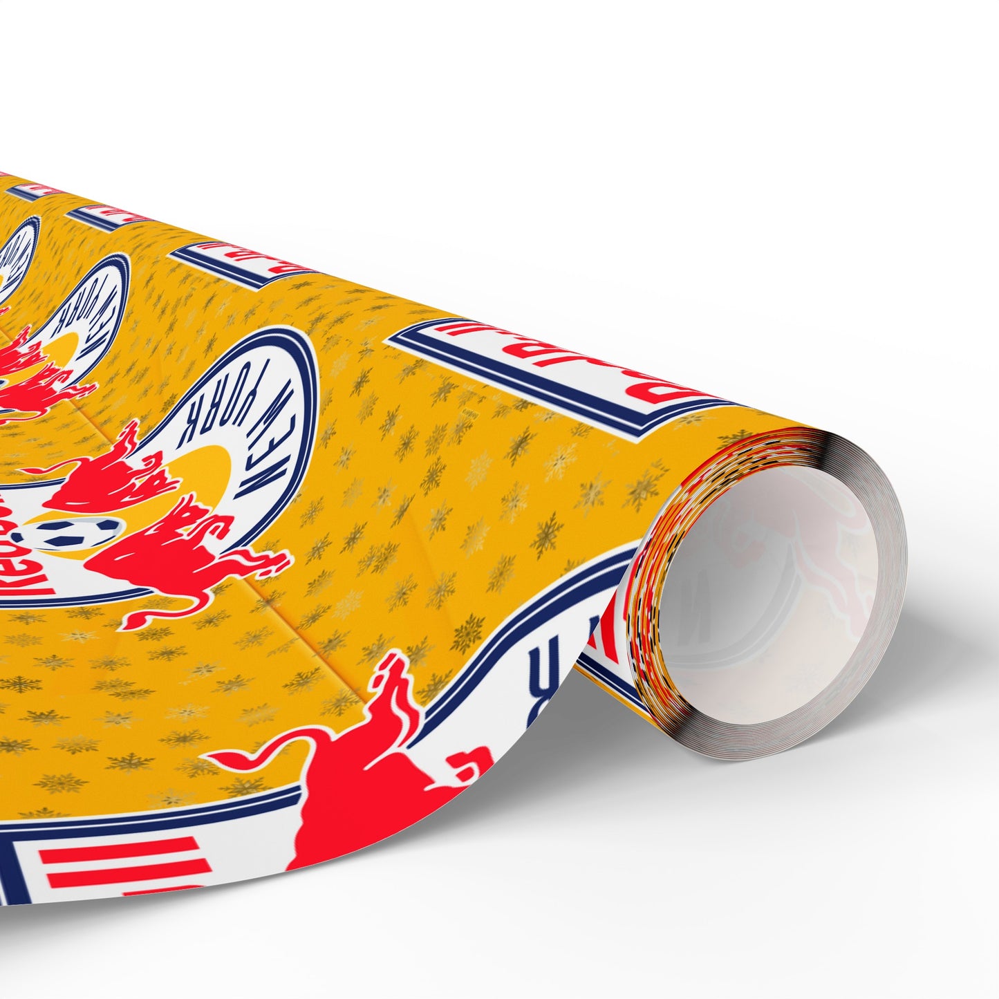 New York Red bulls MLS Birthday Gift Wrapping Paper Soccer Holiday