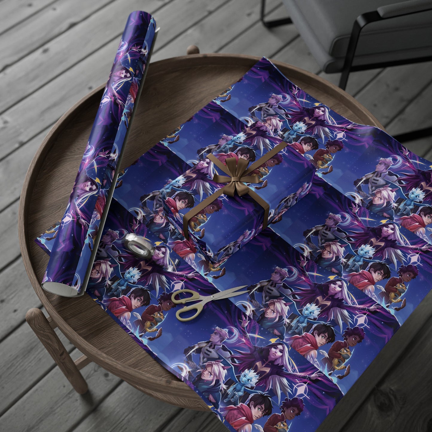 Dragon Prince Main Characters Birthday High Def Gift Wrapping Paper