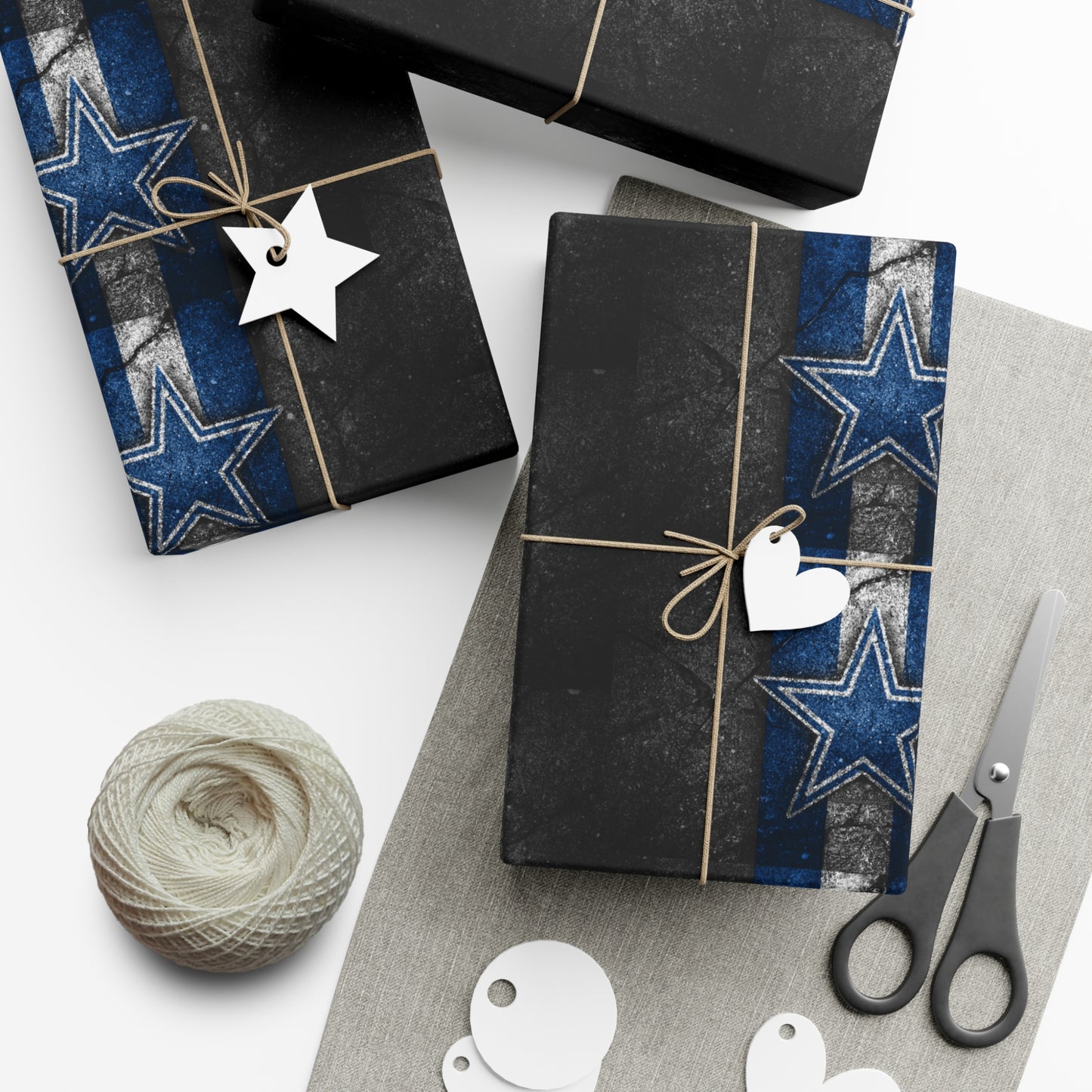 Dallas Cowboys NFL Christmas Holiday Gift Wrapping Papers Glossy matte football