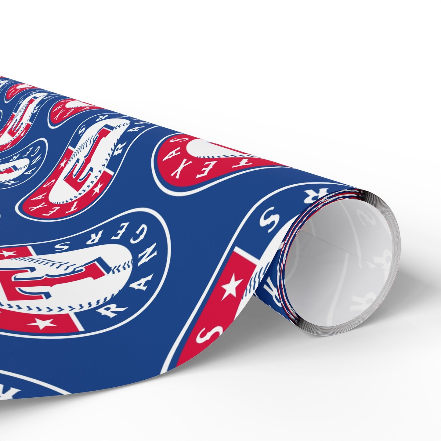 Texas Rangers Baseball MLB Birthday Gift Wrapping Paper Holiday