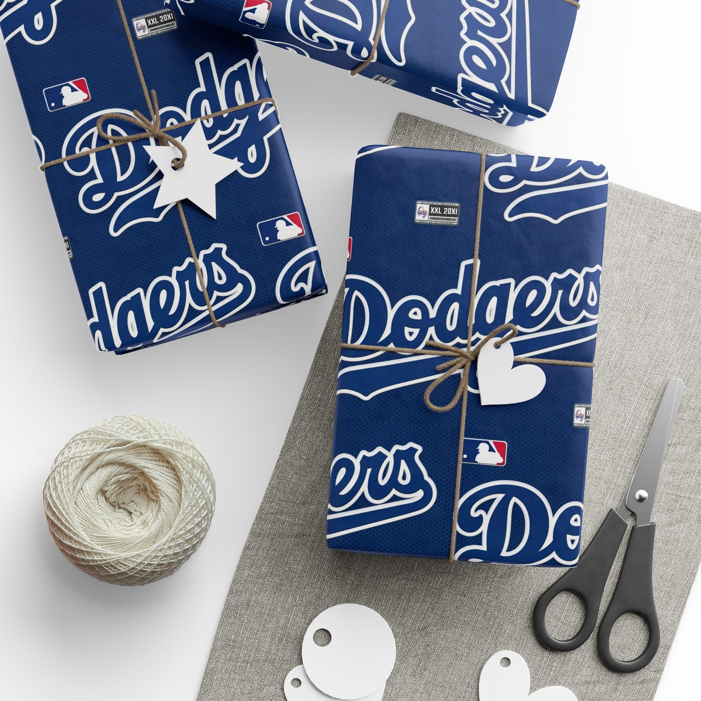 Los Angeles Dodgers Baseball MLB Birthday Gift Wrapping Paper Holiday