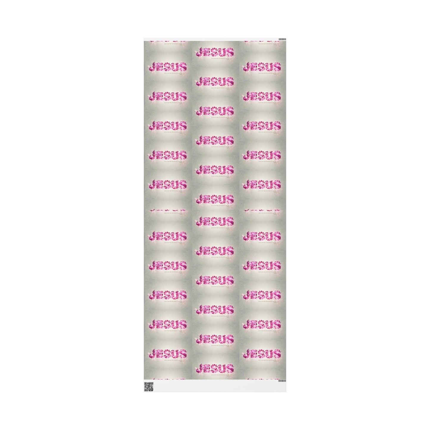 Jesus Pink Inspirational Religious Birthday Gift Present Holiday Wrapping Paper God