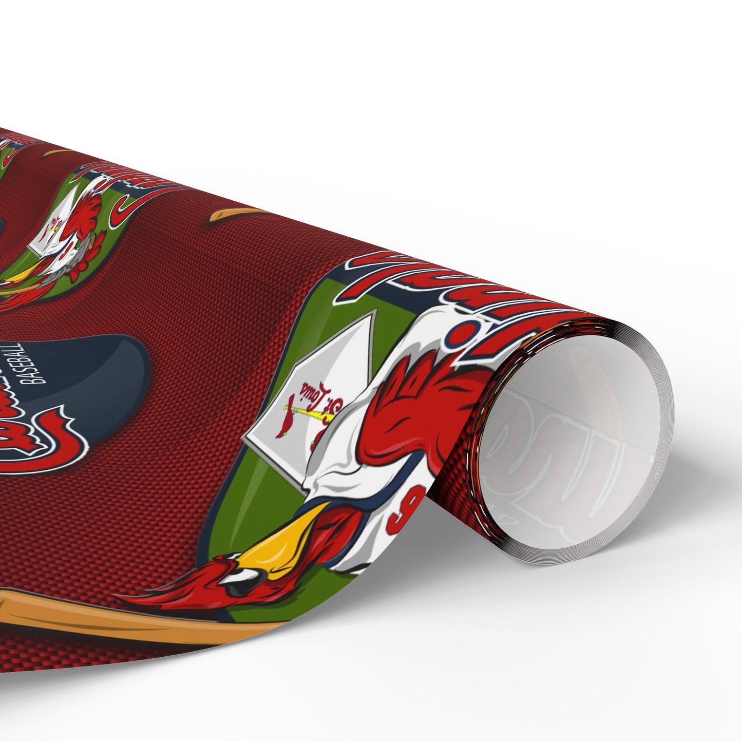 St. Louis Cardinals Red Mascot Baseball MLB Birthday Gift Wrapping Paper Holiday