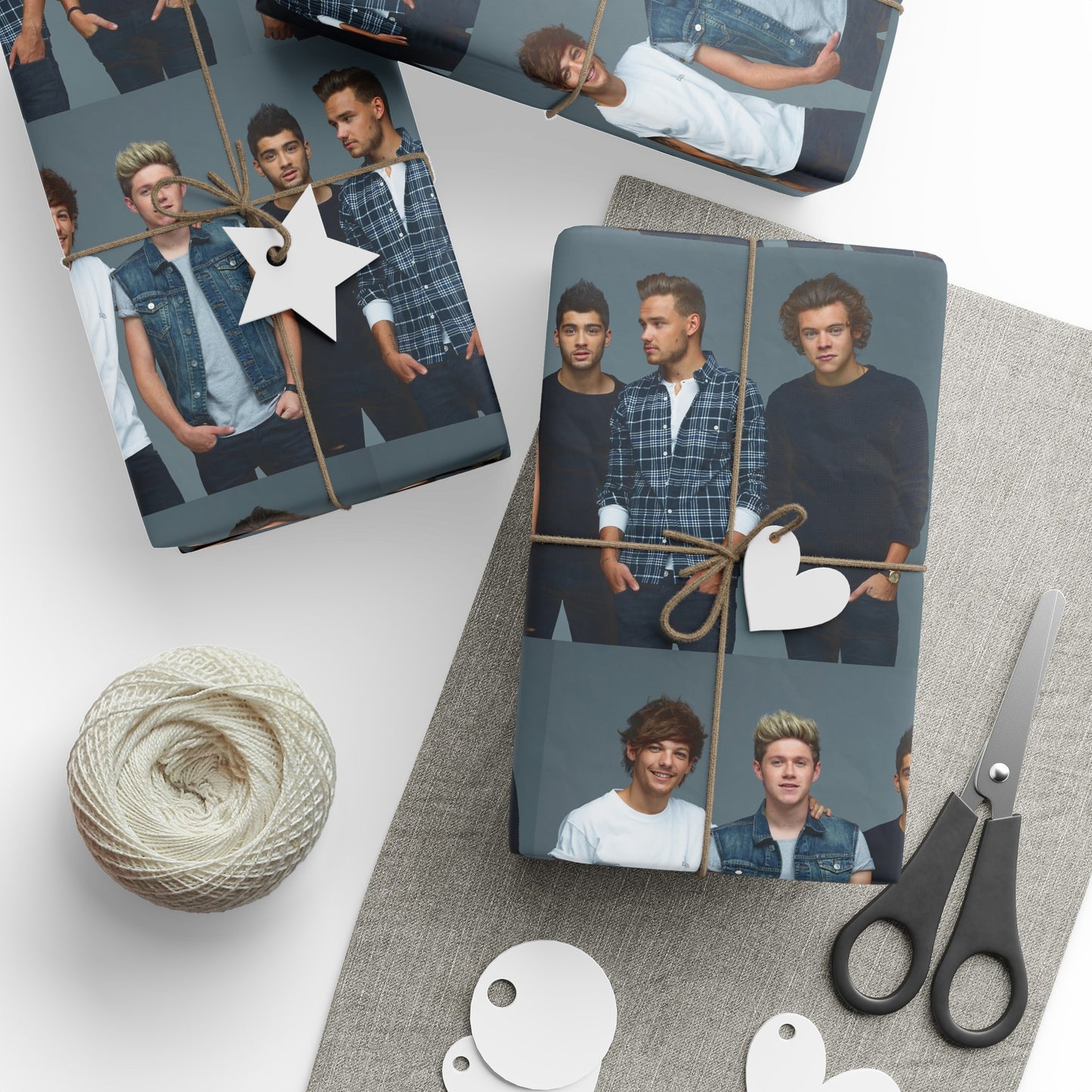 One Direction Harry Zayn Niall Liam holiday present Birthday Gift Wrapping Papers