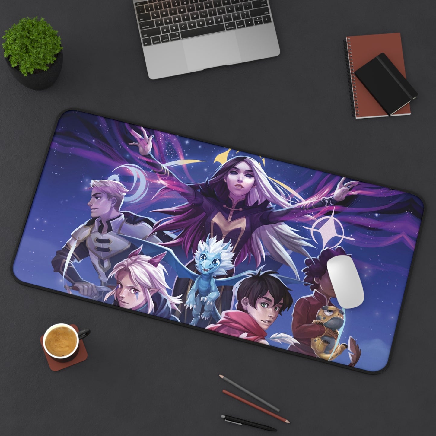 Dragon Prince cartoon PC PS High Definition Video Game Desk Mat Mousepad