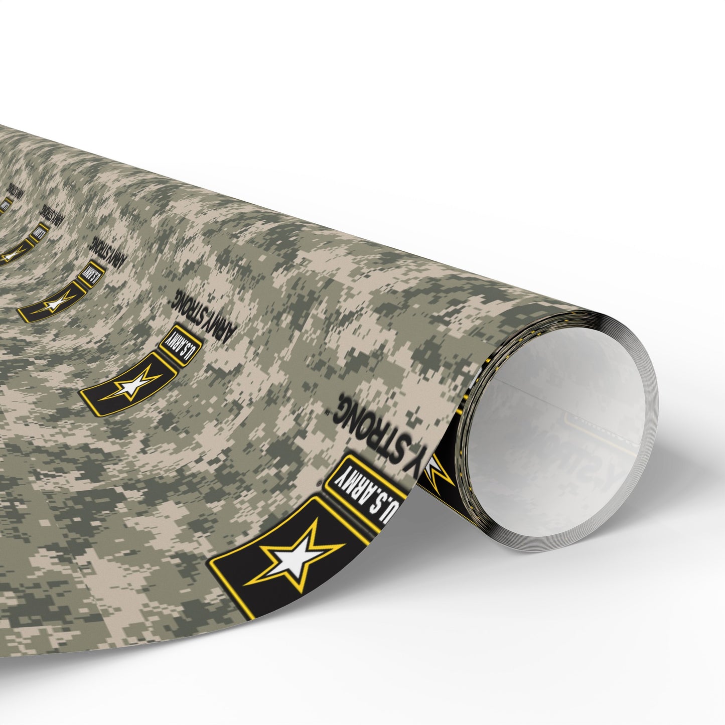 U.S. Army camo High Definition Birthday Gift Present Holiday Wrapping Paper Graduation America Military