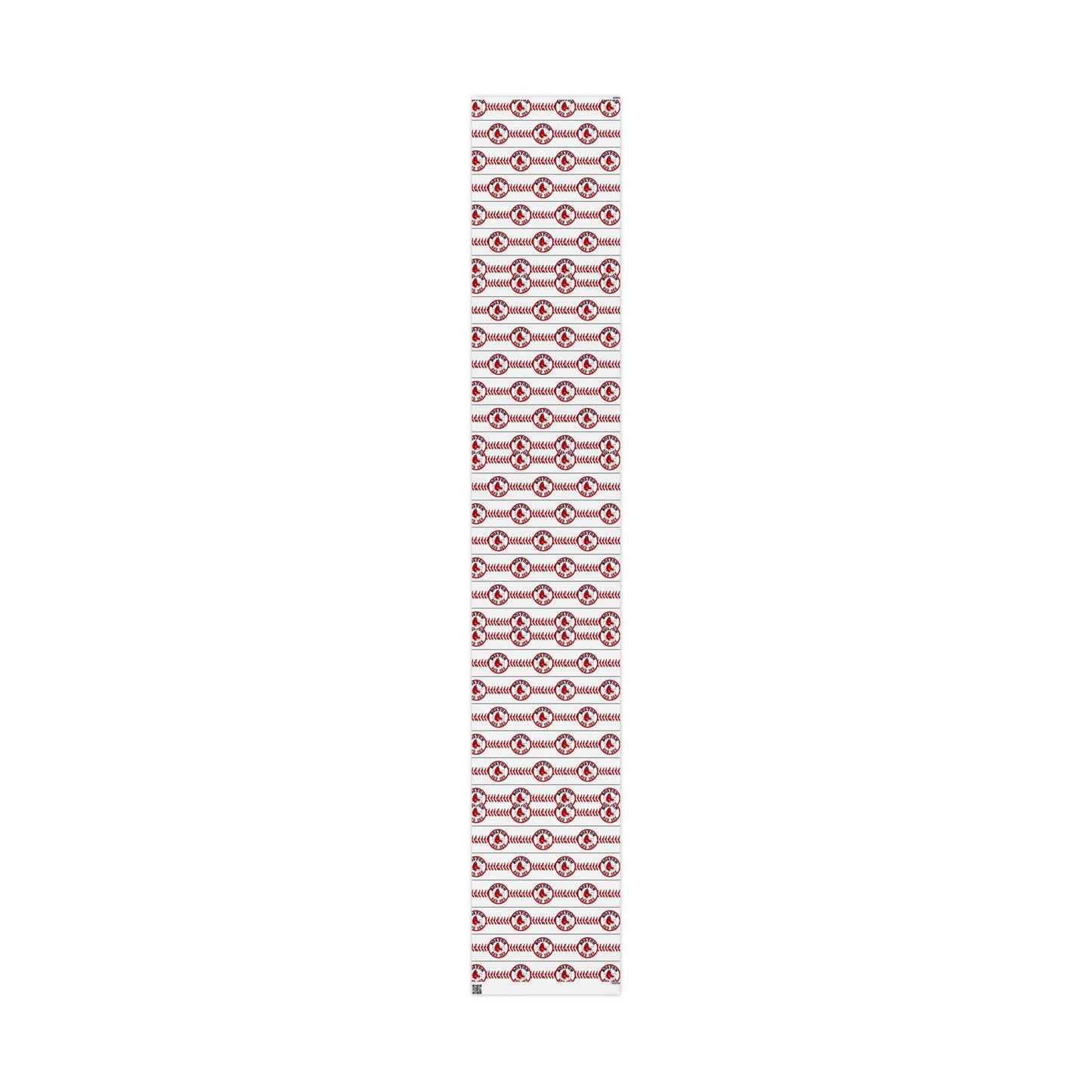 Boston Red Sox Baseball Birthday Gift Wrapping Paper Holiday