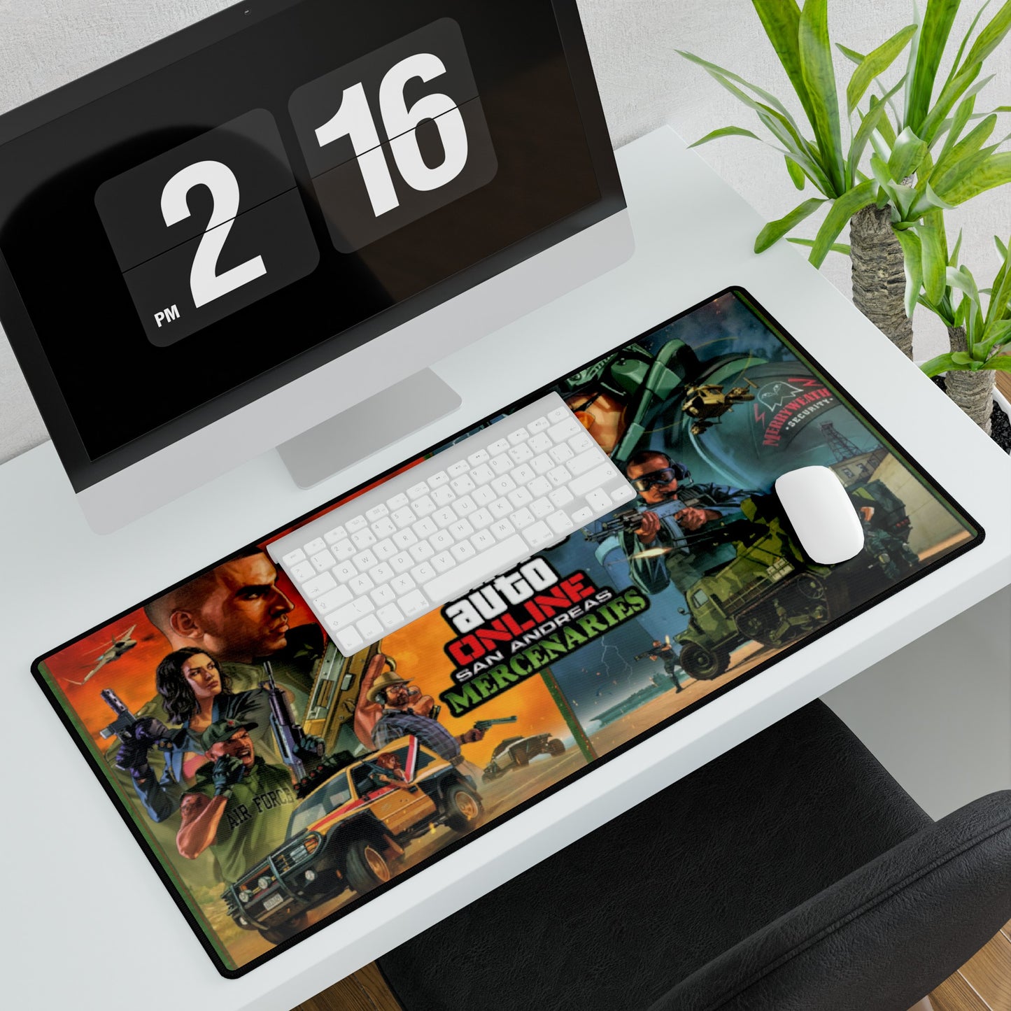 GTA 5 Online San Andreas High Definition PC PS Video Game Desk Mat