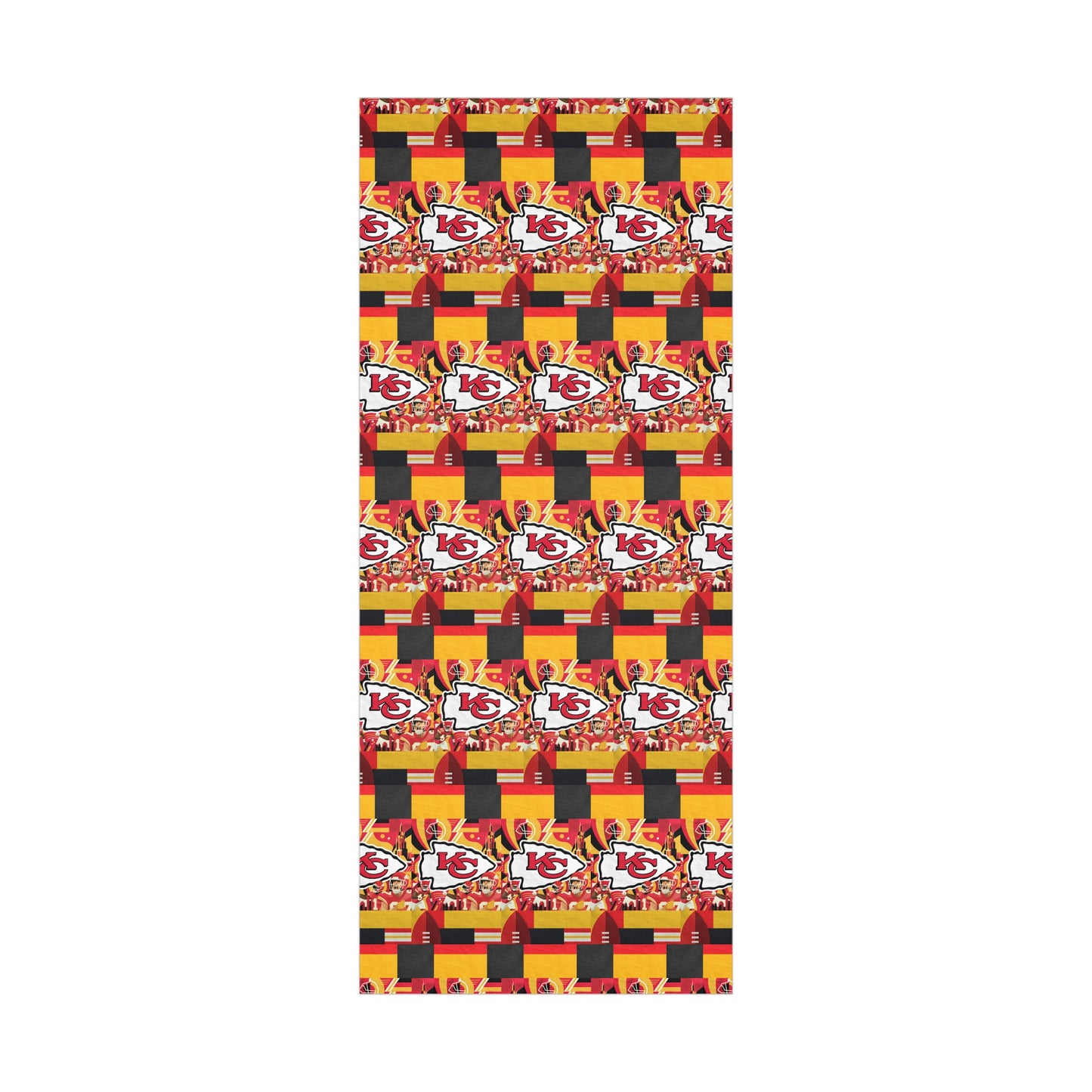 Kansas City Chiefs NFL Christmas Holiday Gift Wrapping Papers Matte or Satin