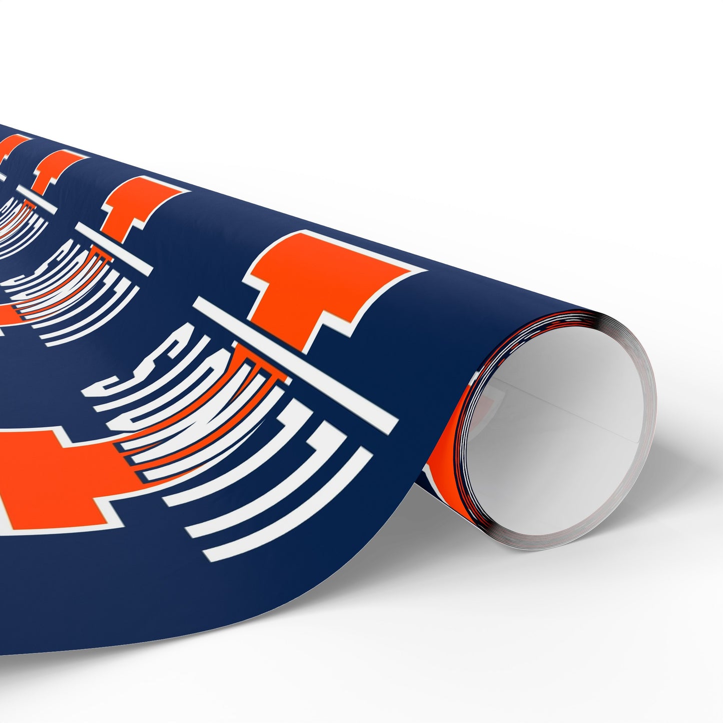 Illinois University NCAA College Graduation Alumni Birthday Gift Wrapping Paper Holiday