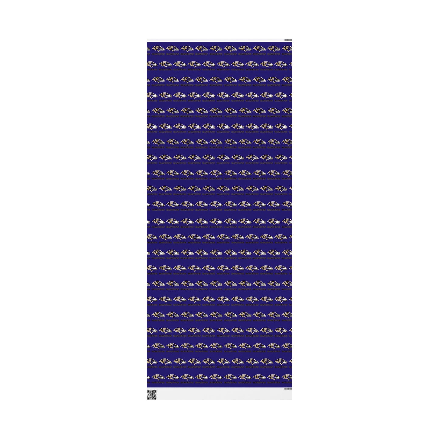 Baltimore Ravens NFL Football Birthday Graduation Gift Wrapping Paper Holiday