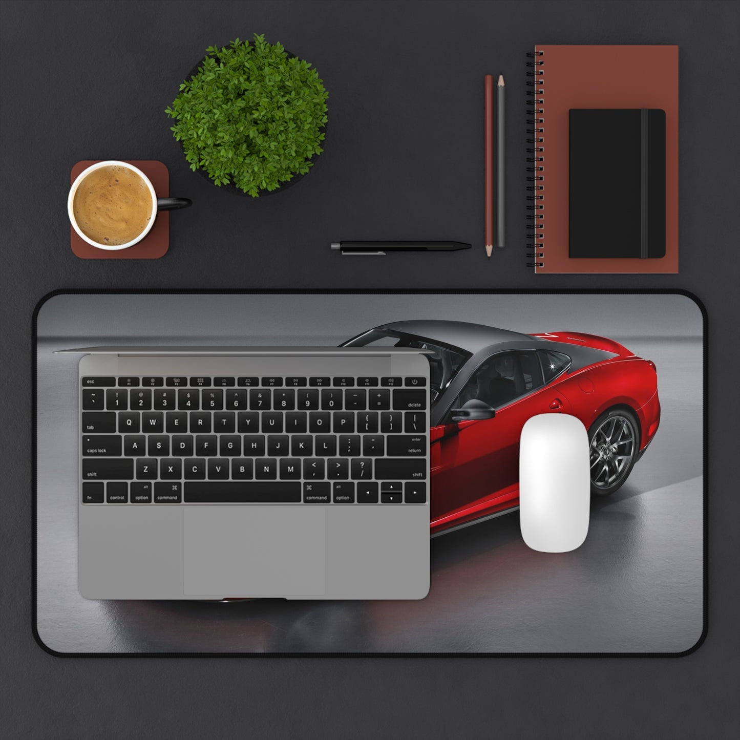 Red Ferrari High Definition Super Car Office Home Decor Desk Mat Mousepad