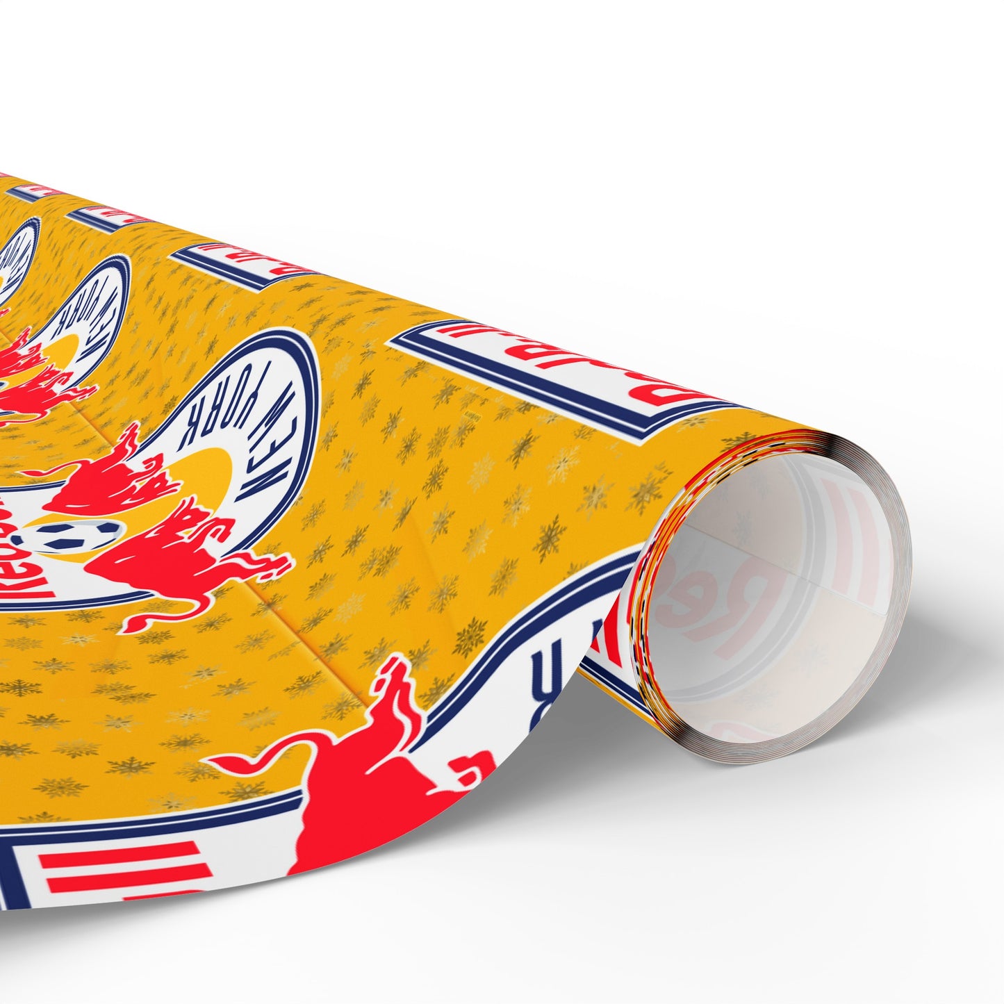 New York Red bulls MLS Birthday Gift Wrapping Paper Soccer Holiday