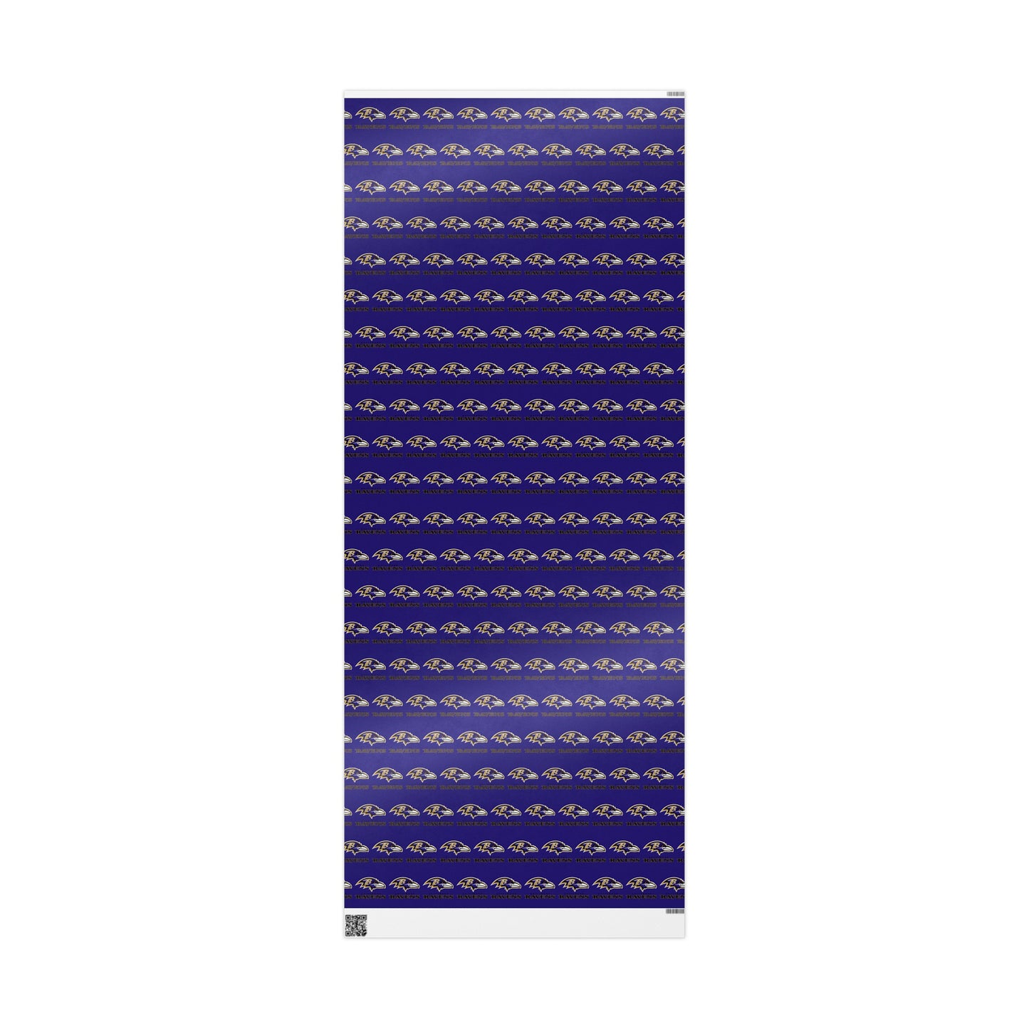 Baltimore Ravens NFL Football Birthday Graduation Gift Wrapping Paper Holiday