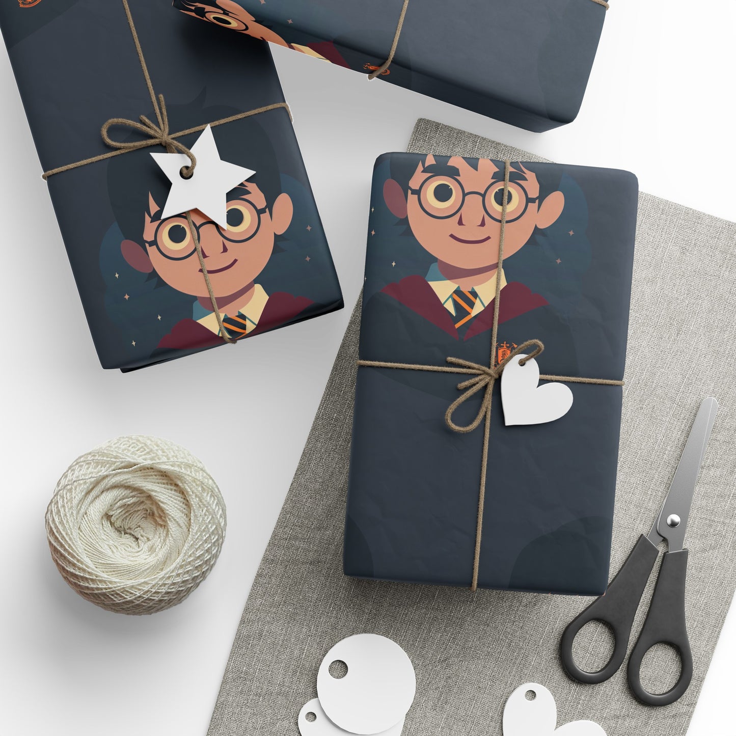 Harry Potter Cartoon Movie Game holiday present Birthday Gift Wrapping Papers