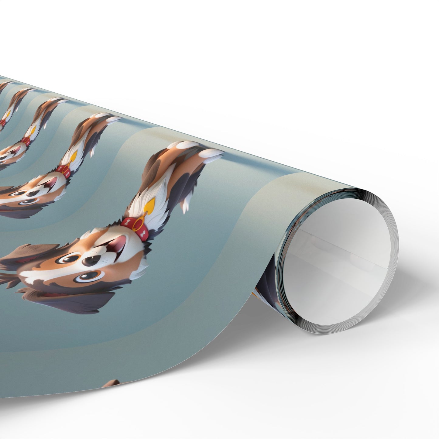 Australian Shepard Gray Birthday Gift Present Holiday Wrapping Paper Dog