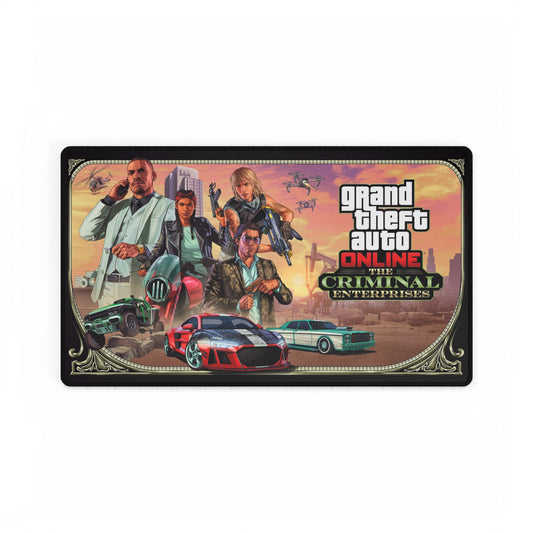 GTA 5 Criminal Enterprise High Definition PC PS Video Game Desk Mat