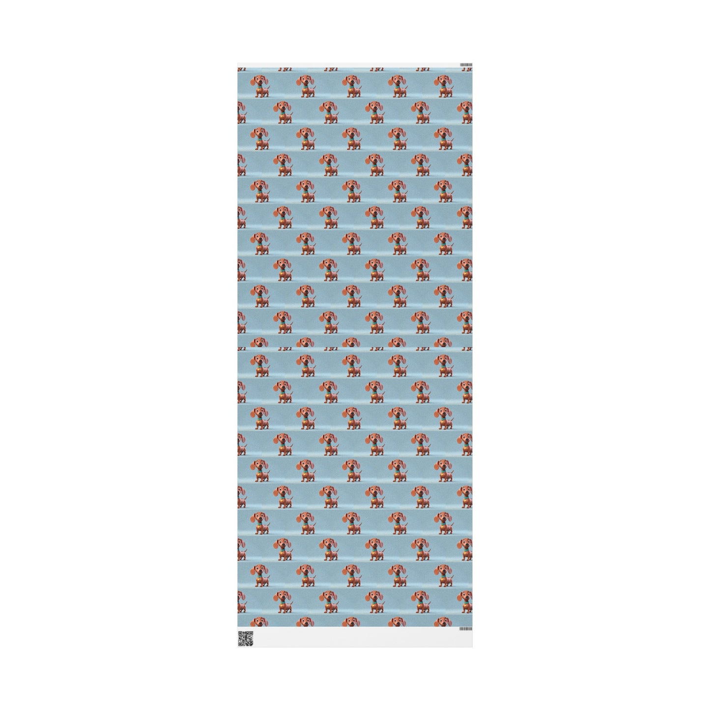 Cute Cartoon Dachshund Weiner Dog Birthday Gift Present Holiday Wrapping Paper