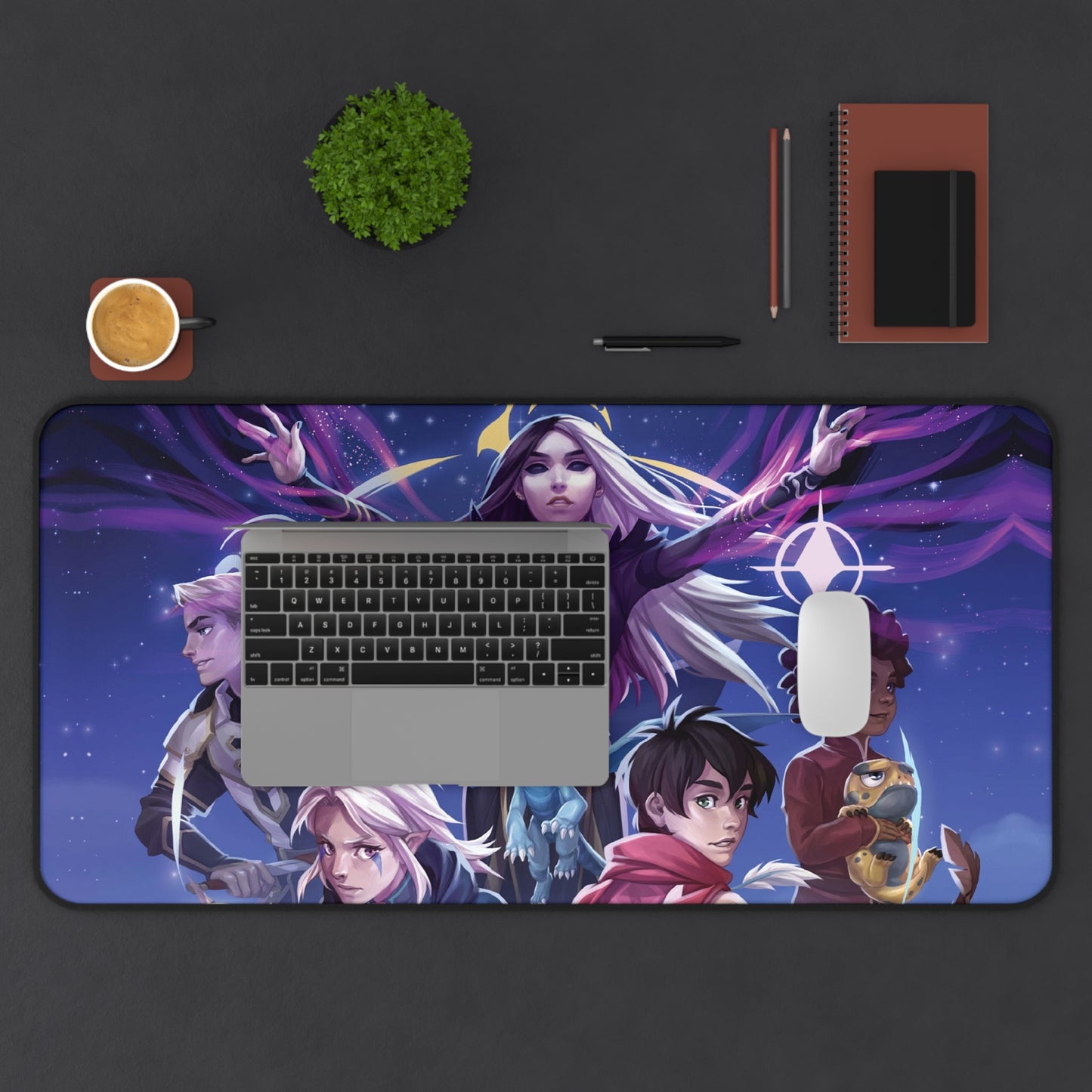 Dragon Prince cartoon PC PS High Definition Video Game Desk Mat Mousepad