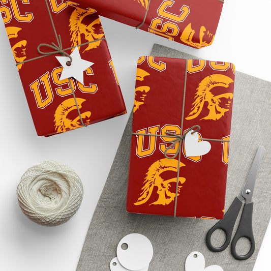 USC Southern California NCAA College Graduation Alumni Birthday Gift Wrapping Paper Holiday