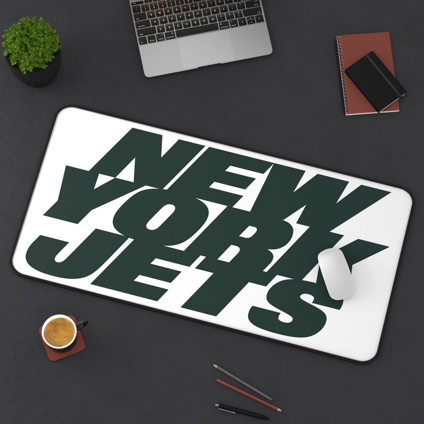 New York Jets Logo NFL Football High Definition PC Desk Mat Mousepad