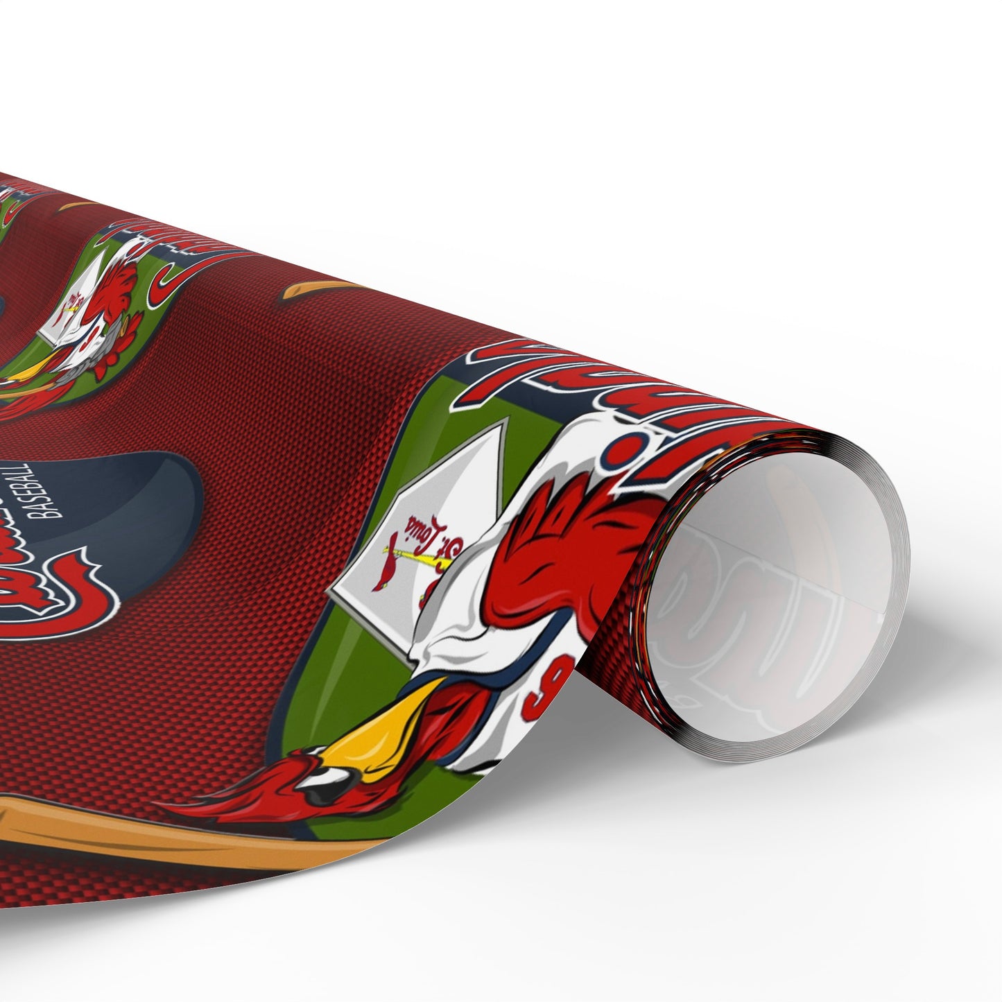 St. Louis Cardinals Red Mascot Baseball MLB Birthday Gift Wrapping Paper Holiday