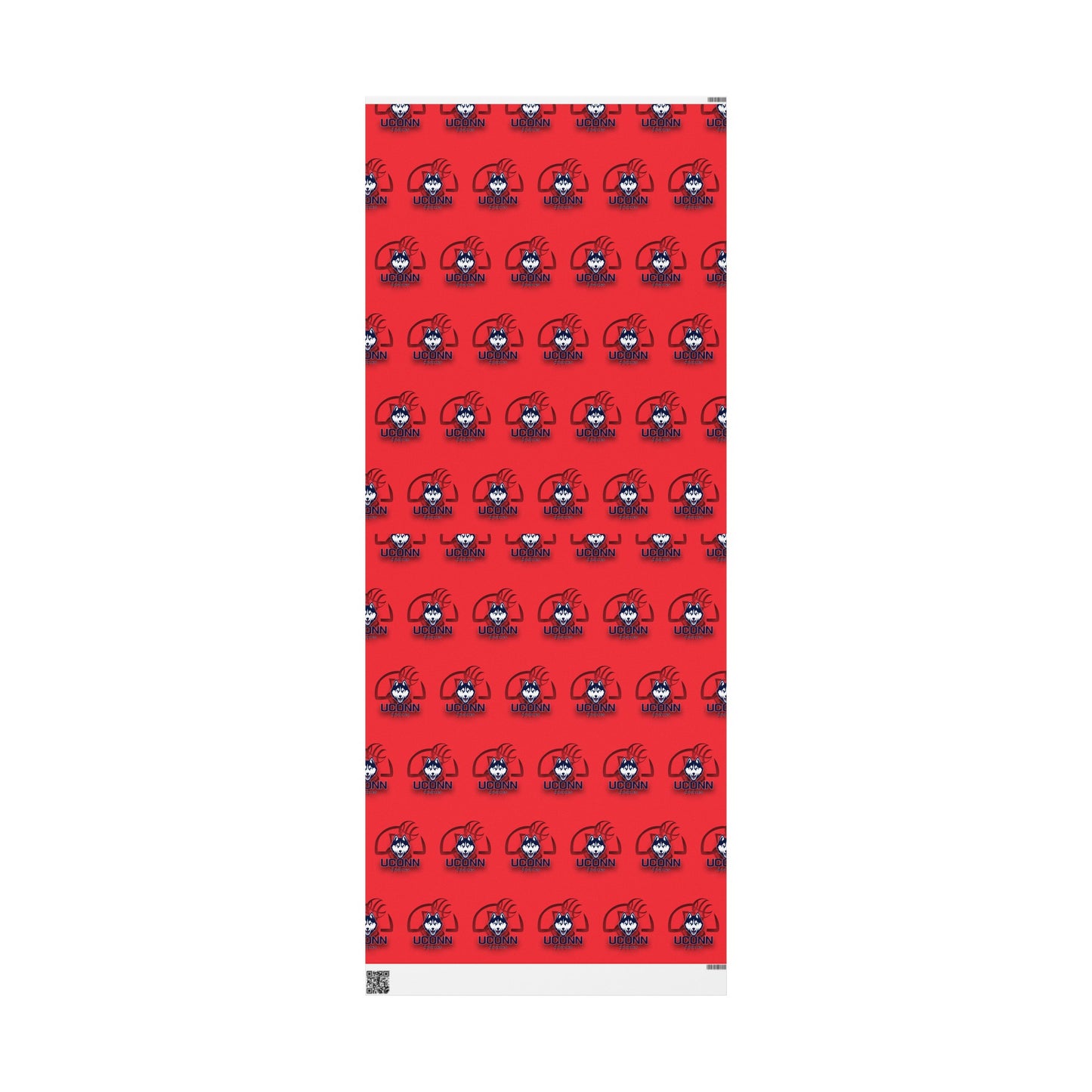 UCONN Basketball Huskies Red March Birthday Gift Wrapping Paper Holiday