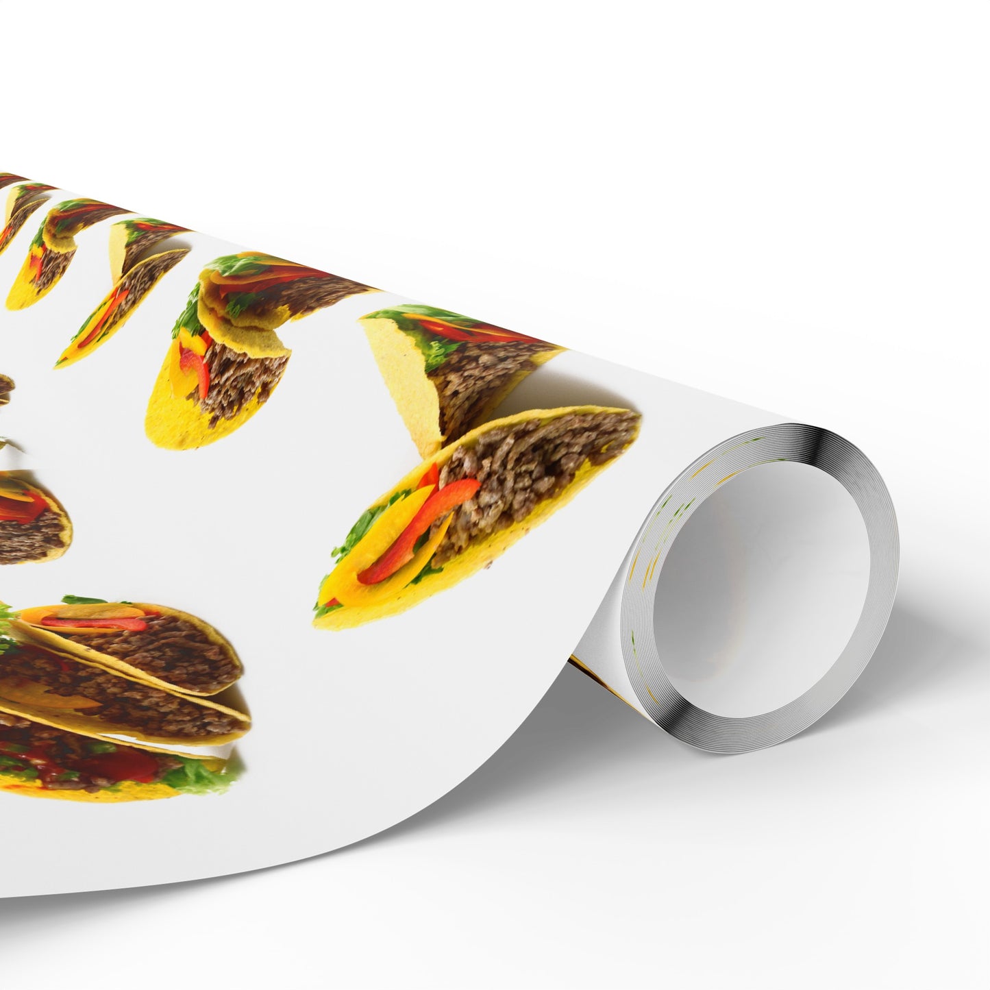 Hard Shell Tacos High Definition Happy Birthday Gift Present Holiday Wrapping Paper