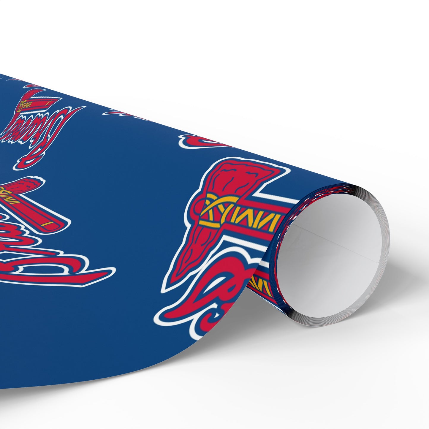 Atlanta Braves Baseball MLB Birthday Gift Wrapping Paper Holiday