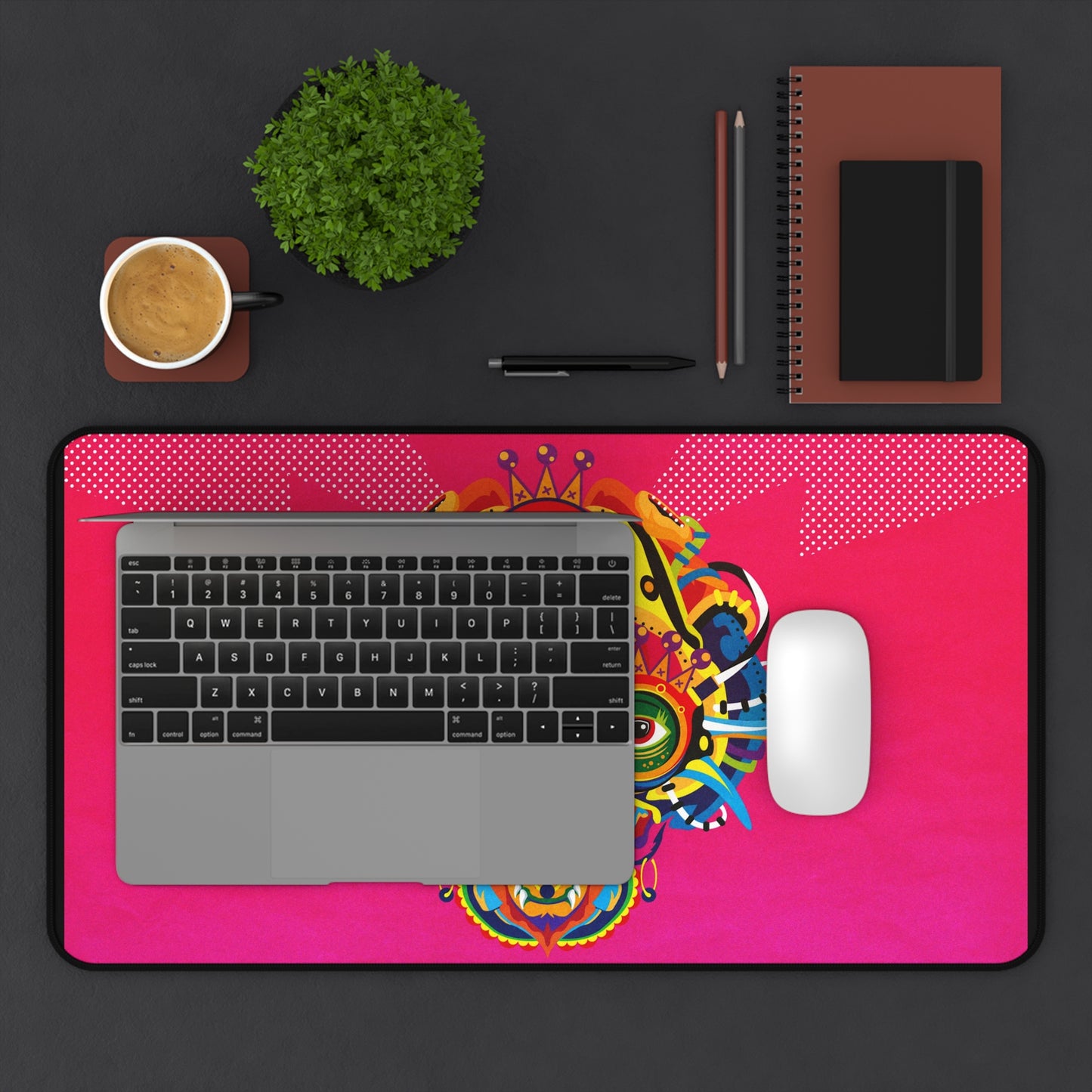 Pink Trippy Art High Definition Game Home Video Game PC PS Desk Mat Mousepad