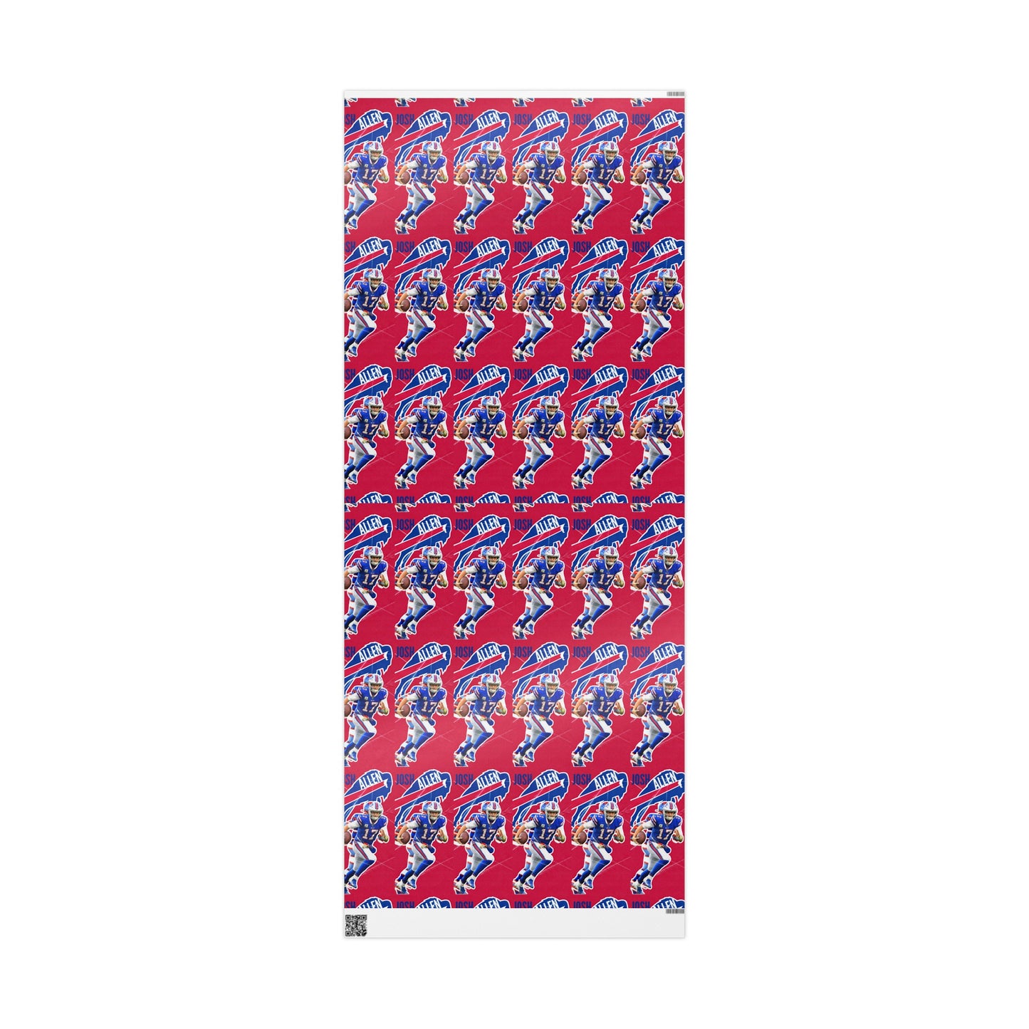 Josh Allen Buffalo Bills NFL Football Birthday Graduation Gift Wrapping Paper Holiday