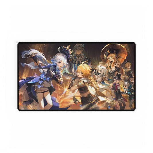 Genshin Impact Furina Aether Paimon Neuvillette High Definition PC PS Video Game Desk Mat